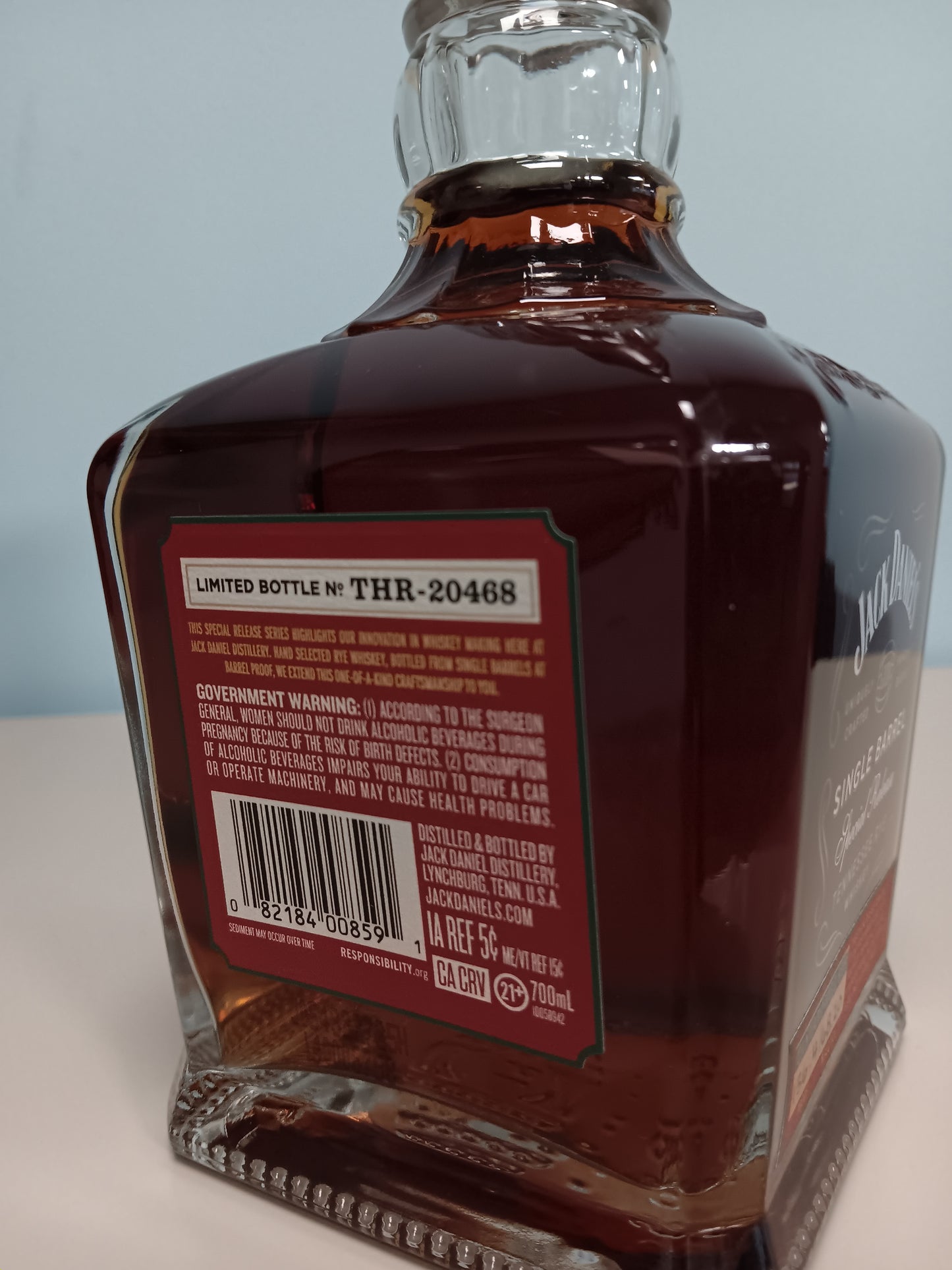 Jack Daniel's Single Barrel 2025 Special Release Tennessee Rye Whiskey (750ml)