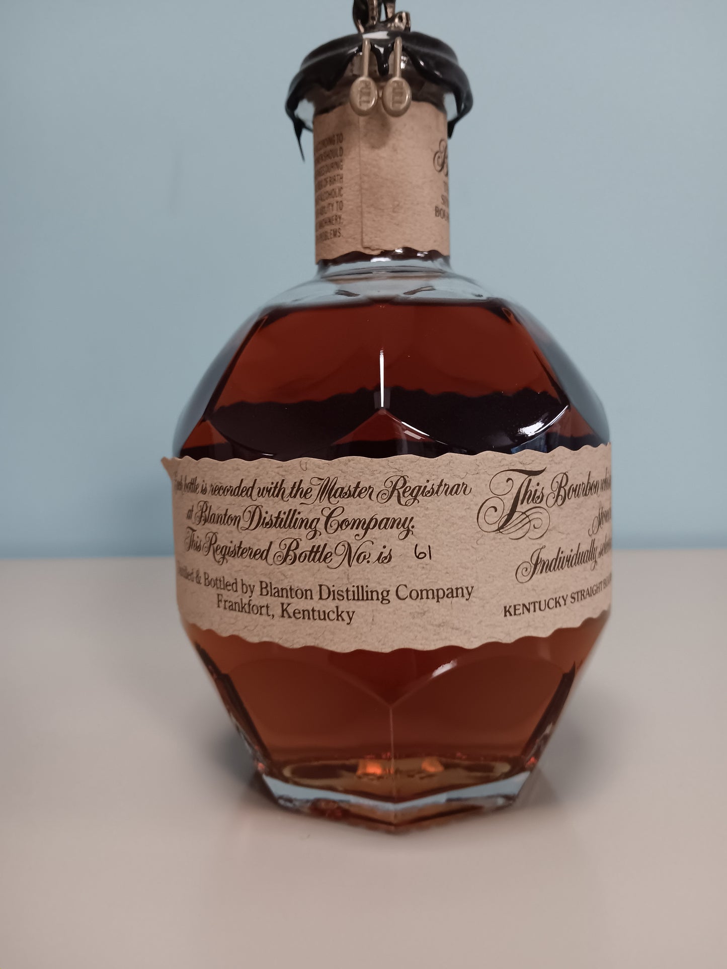 Blanton's Single Barrel (Letter B) Kentucky Straight Bourbon Whiskey (750ml)