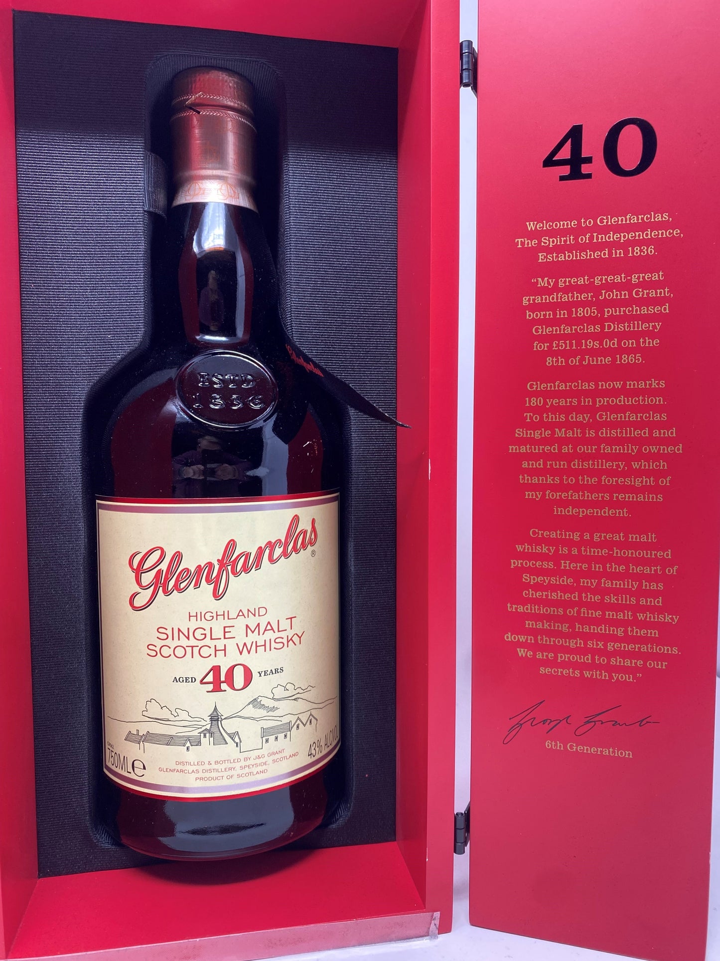 Glenfarclas 40 Year Highland Single Malt Scotch Whisky