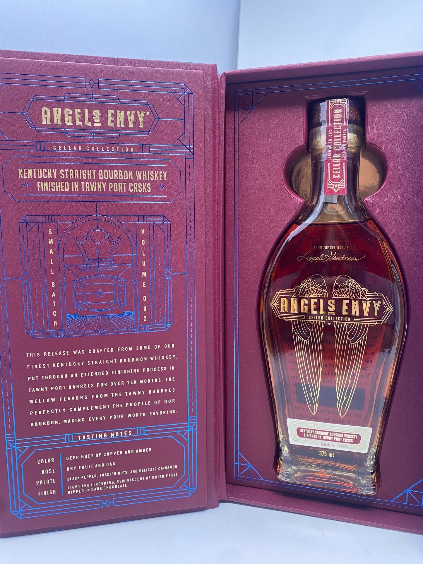 Angel's Envy Cellar Collection Series Volumes 1 - 3 (3 pack 375ml) Kentucky Straight Bourbon Whiskey