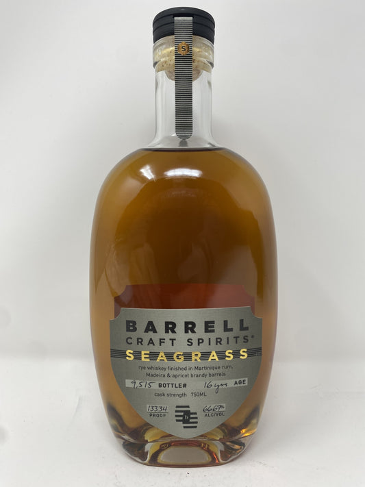 Barrell Craft Spirits Seagrass (Grey Label) Rye Whiskey