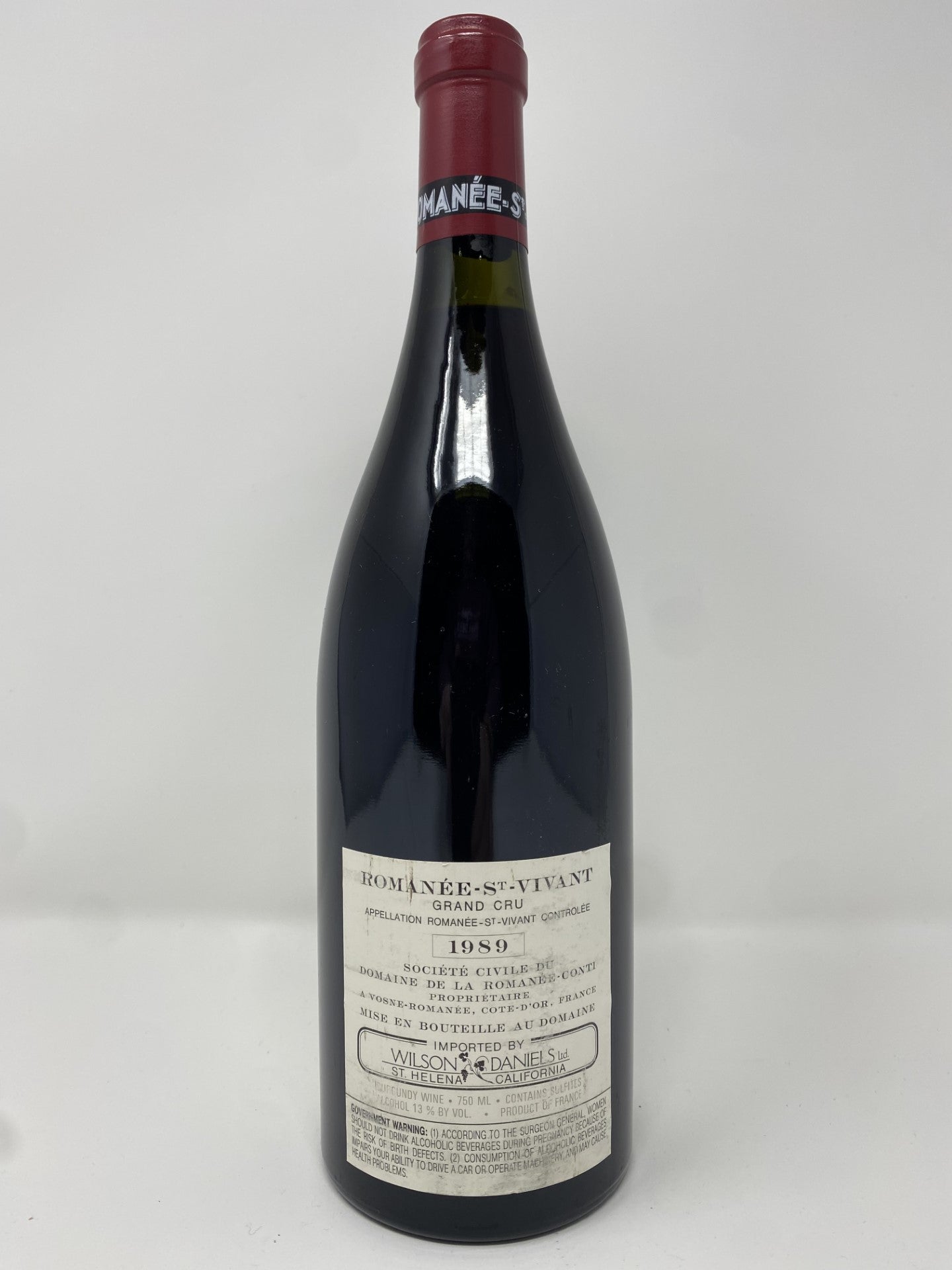 DRC Romanee St. Vivant Marey Monge 1989