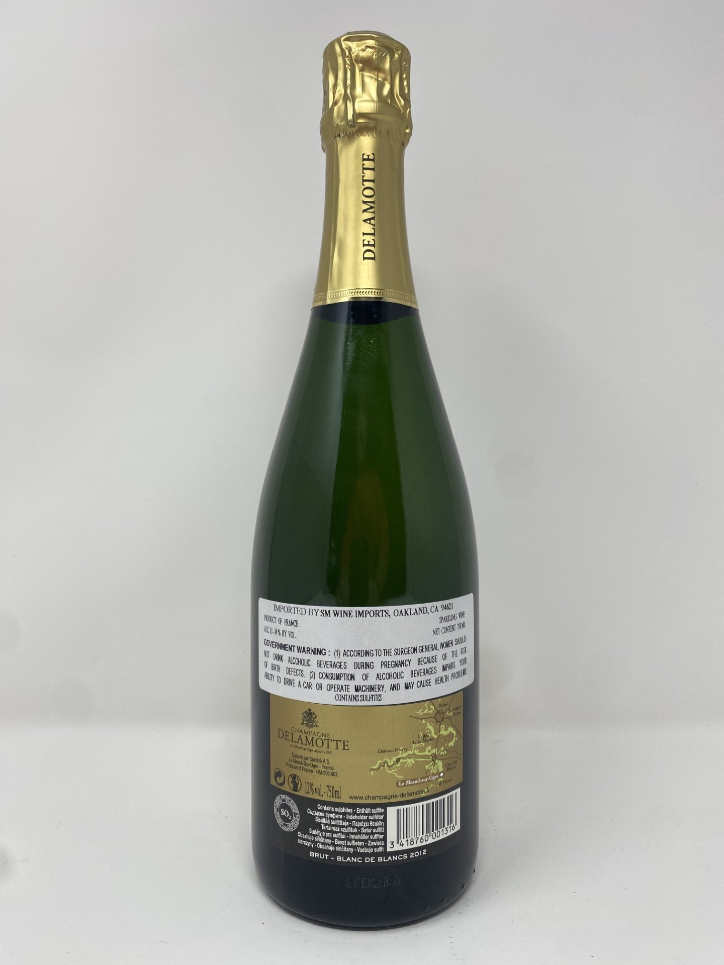 Delamotte Blanc de Blancs Millesime 2012
