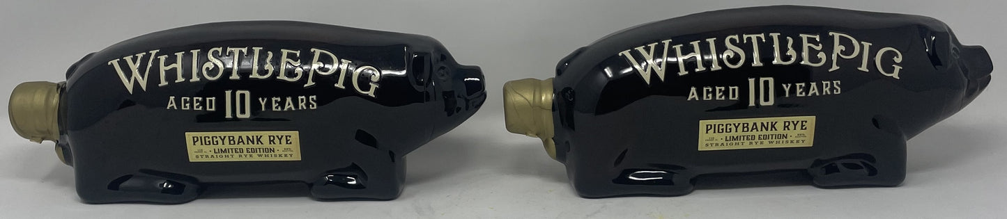 Whistlepig 10 Year Piggybank Rye Limited Edition Straight Rye Whiskey (1000ml)