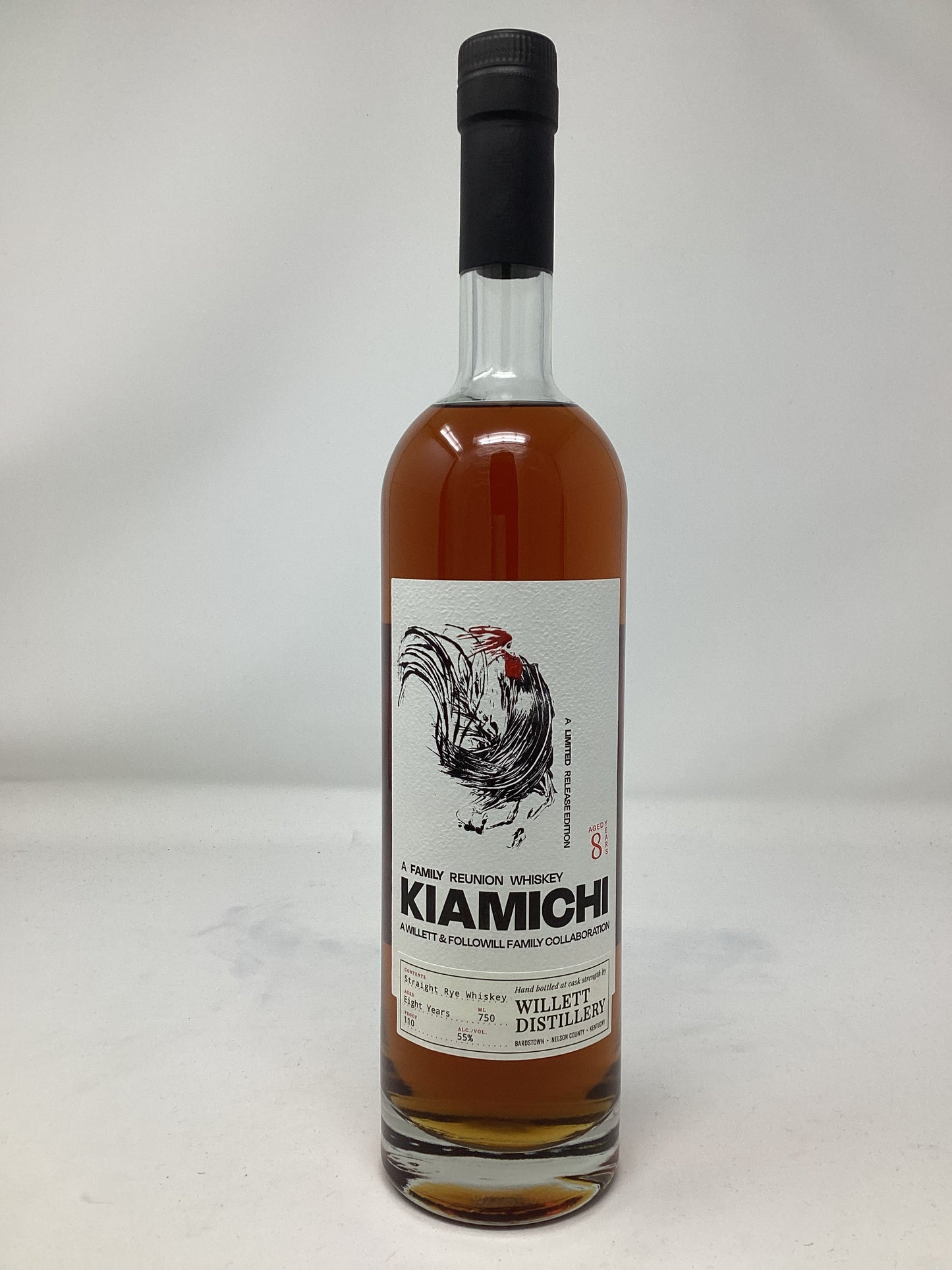 Kiamichi (A Willett & Followill Family Collaboration) 8 Year Straight Rye Whiskey