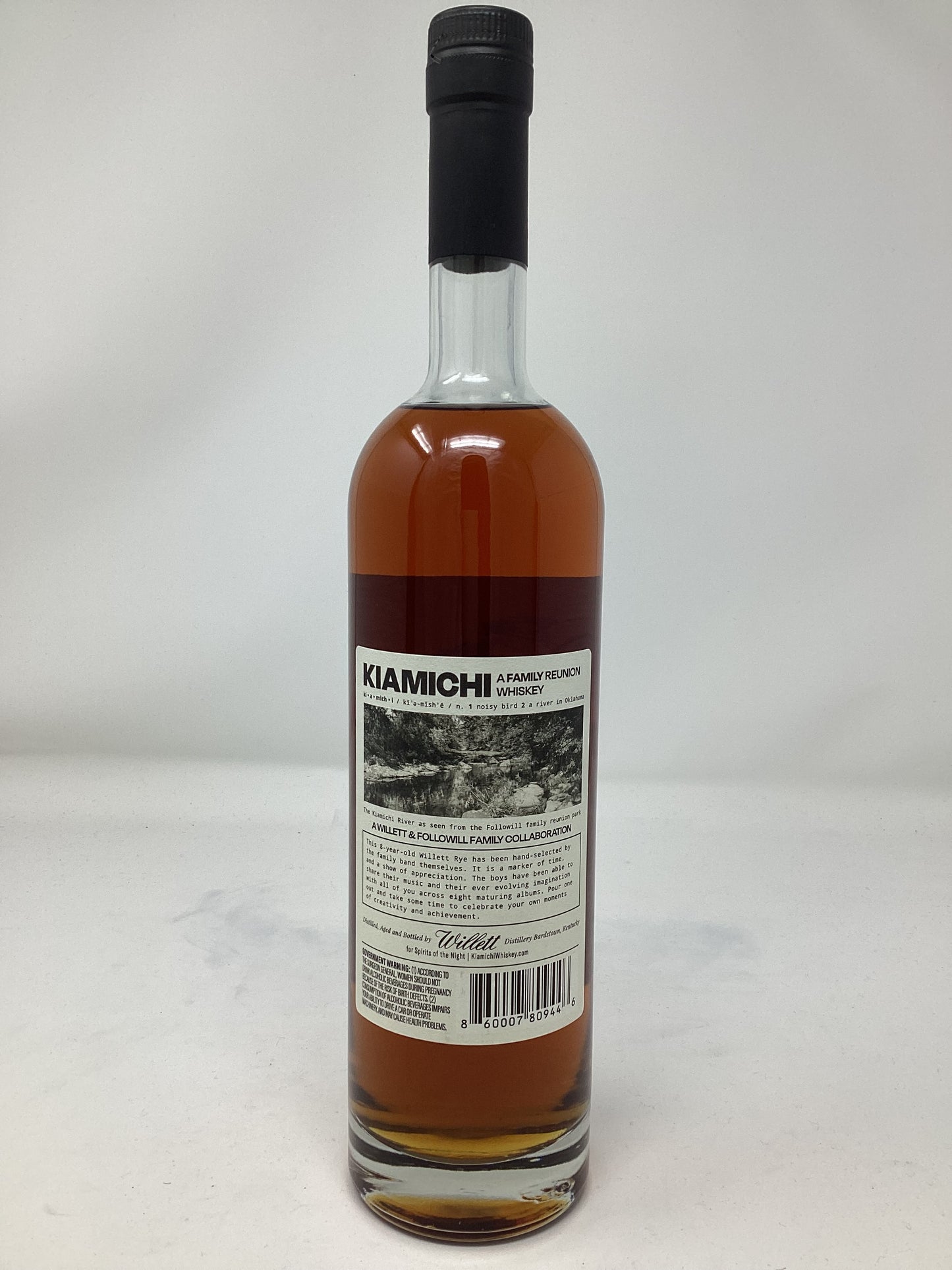 Kiamichi (A Willett & Followill Family Collaboration) 8 Year Straight Rye Whiskey