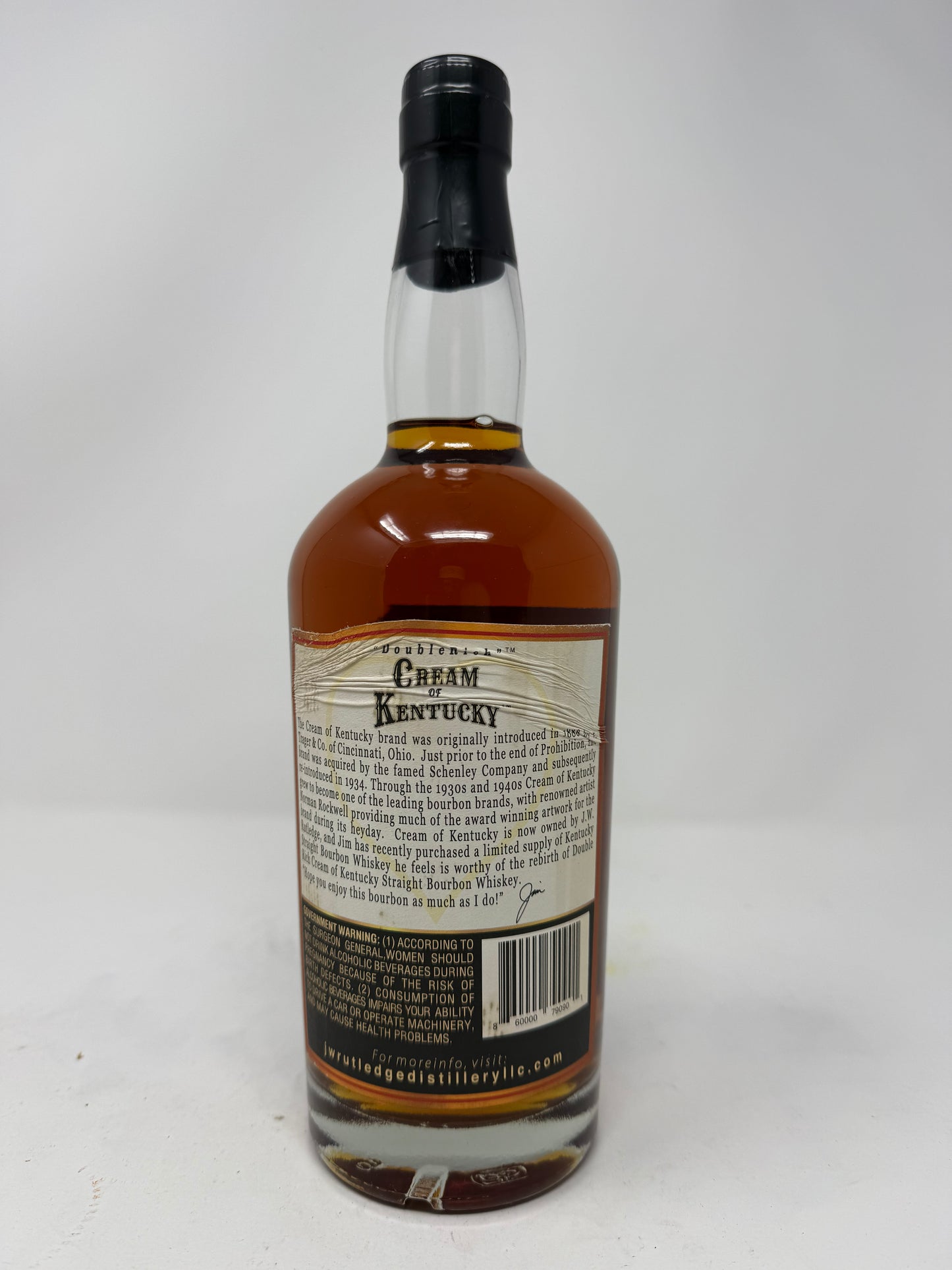 J.W. Rutledge Cream of Kentucky 11.5 Year Straight Bourbon Whiskey (750ml)