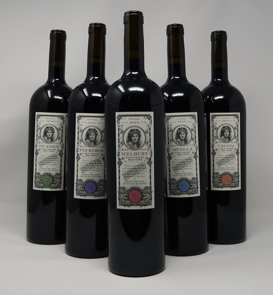 Bond 5 pack owc (1: Melbury; 1: Pluribus; 1: Quella; 1: St. Eden; 1: Vecina) 2016 1.5L