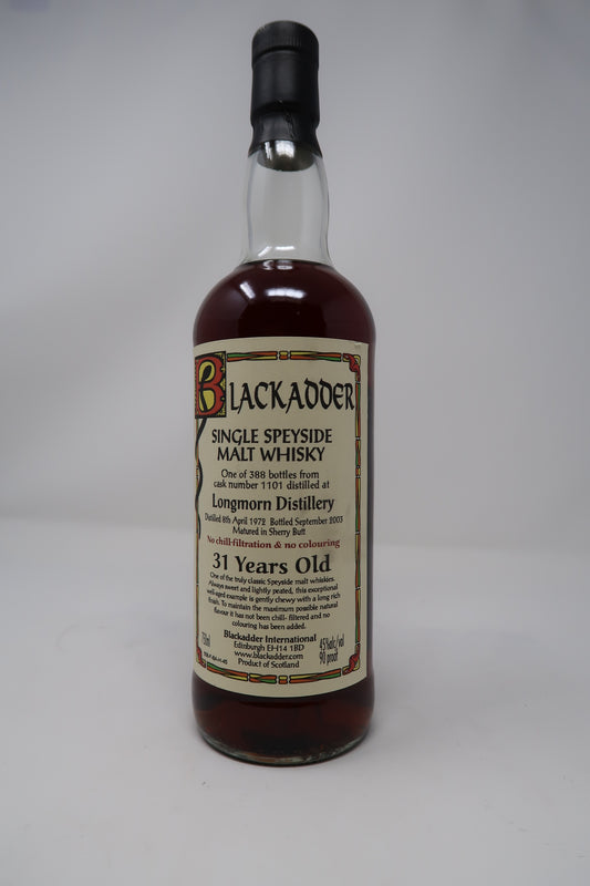Blackadder (Longmorn) 31 Year Single Malt Scotch Whisky (750ml)