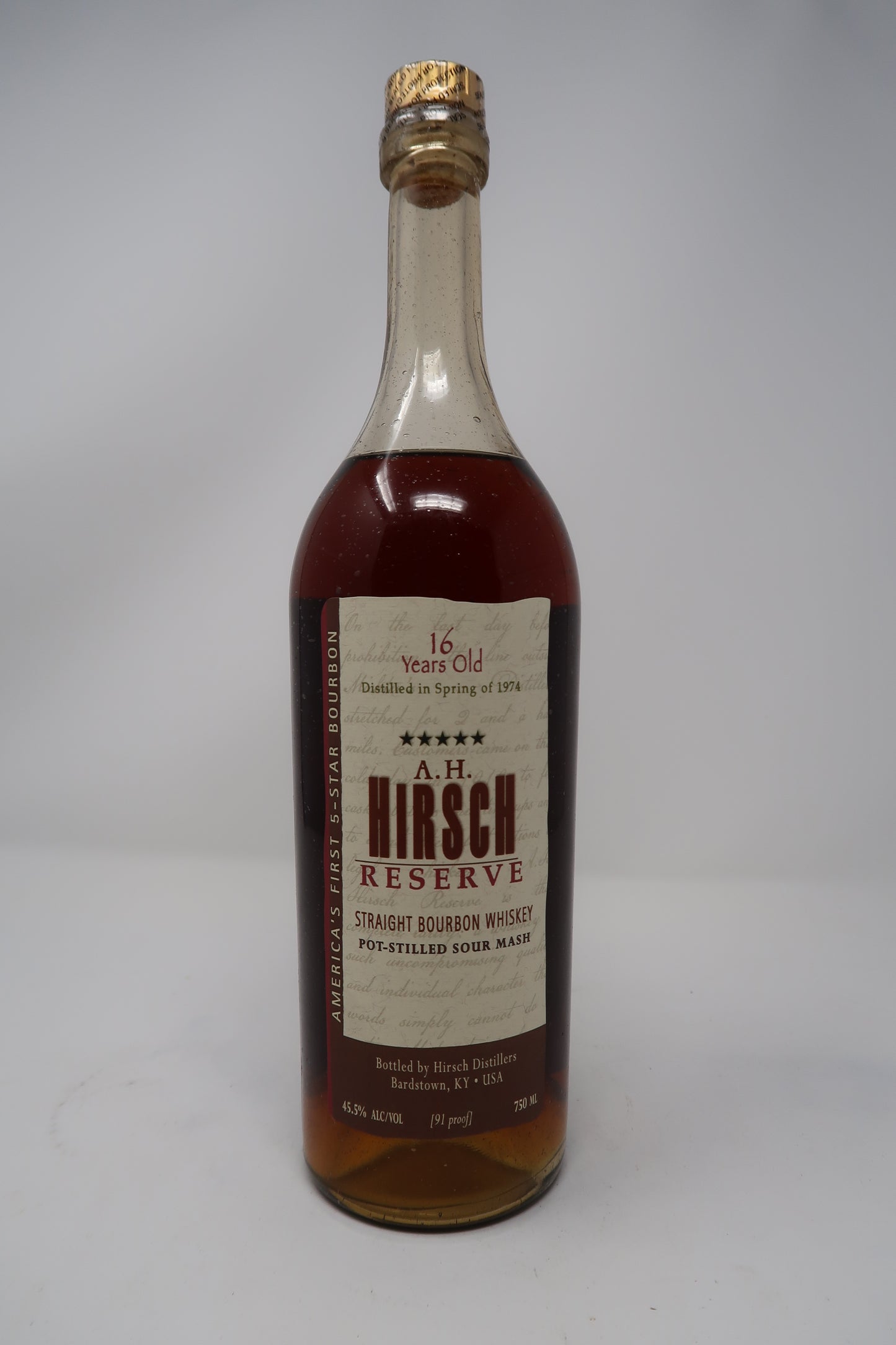 A. H. Hirsch 16 Year Reserve Straight Bourbon Whiskey (750ml)