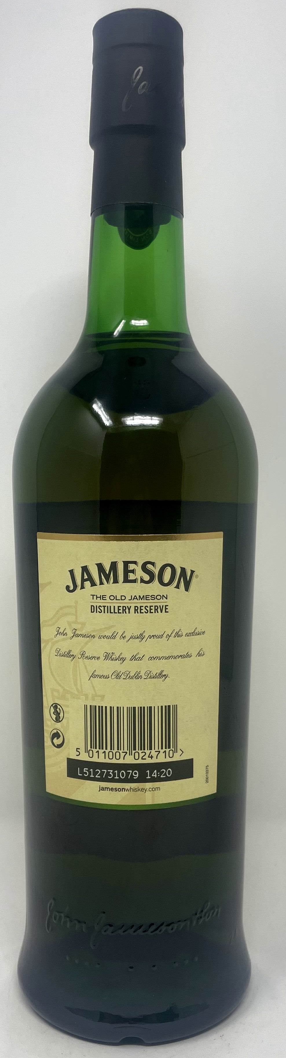 Jameson 12 Year The Old Jameson Distillery Reserve Irish Whiskey (700ml)