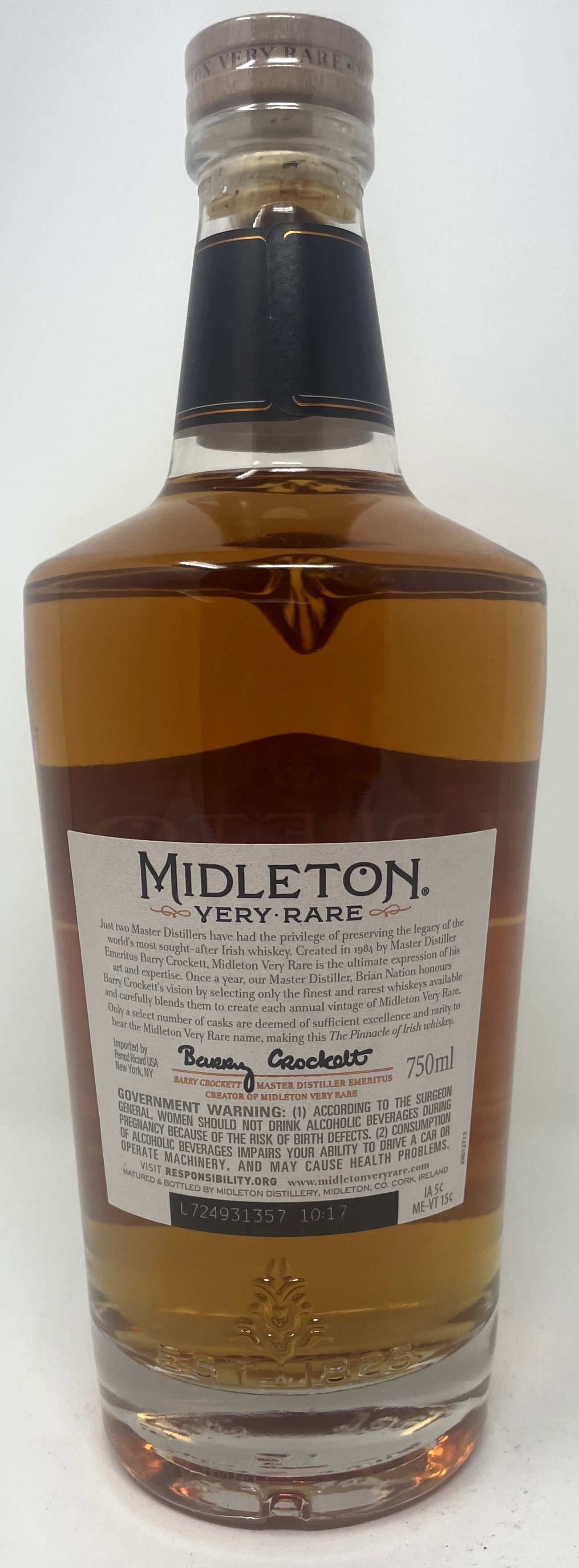 Midleton Very Rare Vintage Release (2017) Irish Whiskey (750ml)