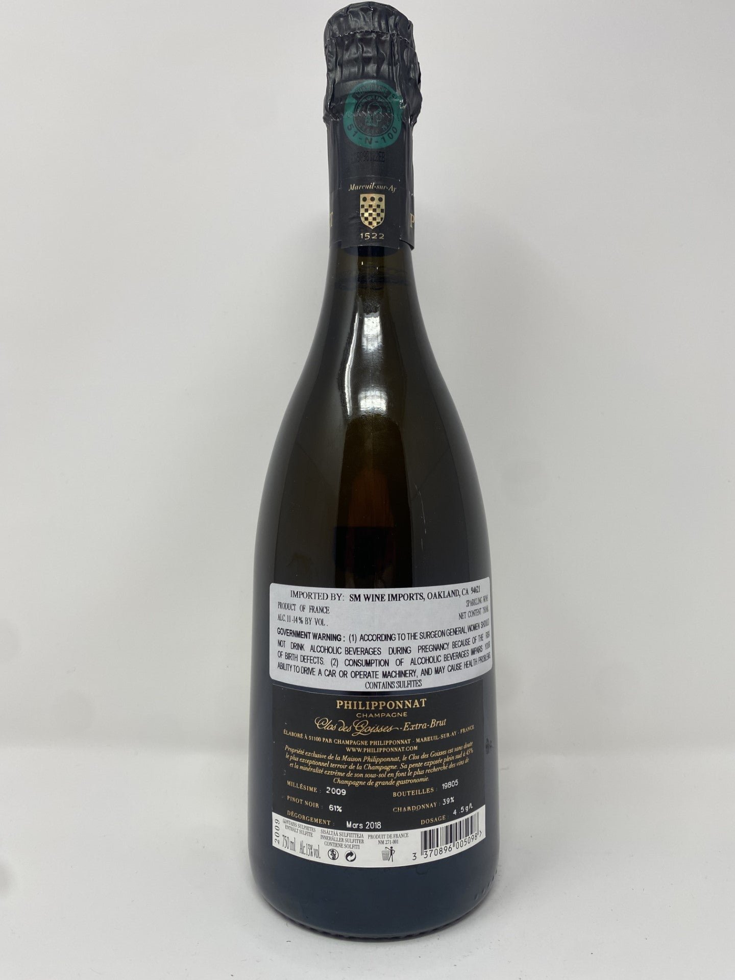 Philipponnat Clos de Goisses 2009