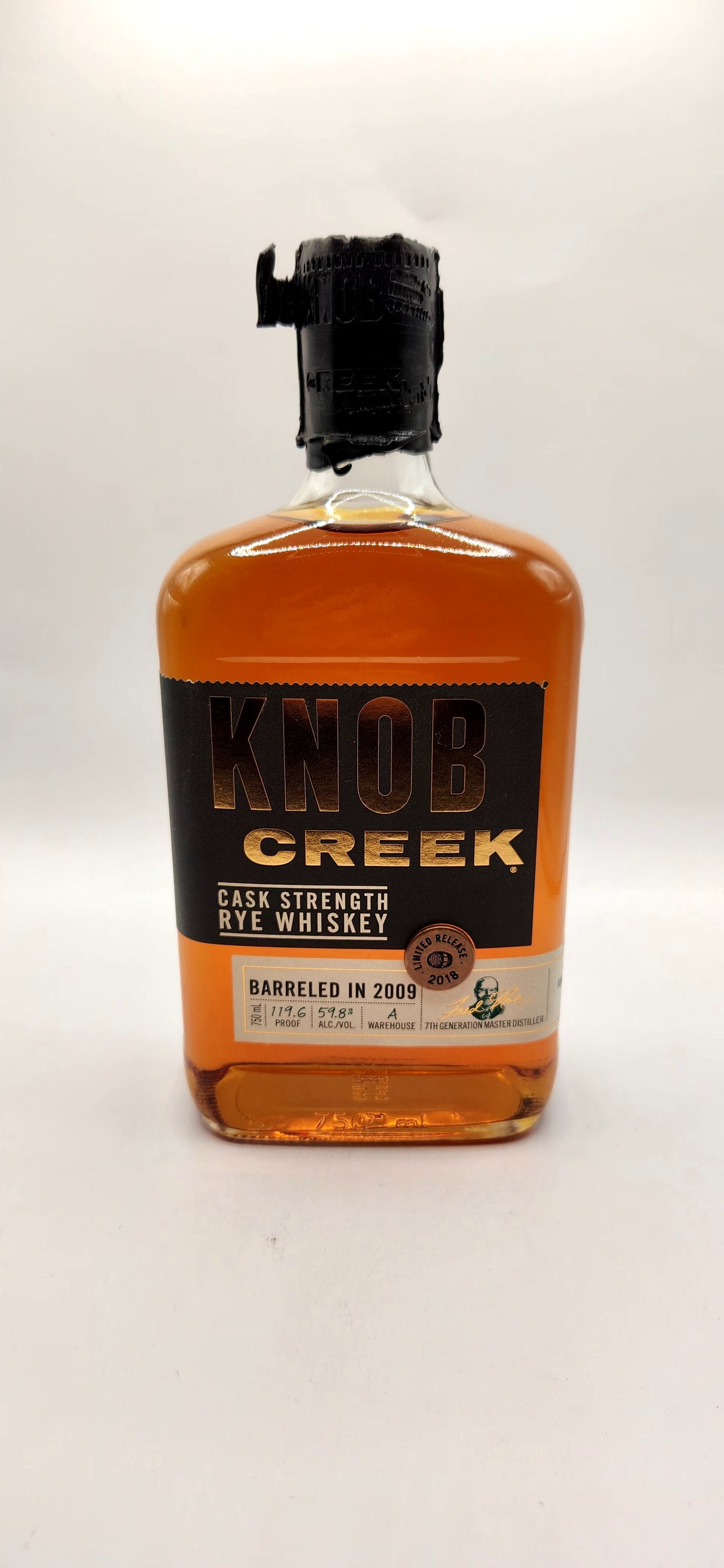 Knob Creek Cask Strength Limited Release 2018 Rye Whiskey