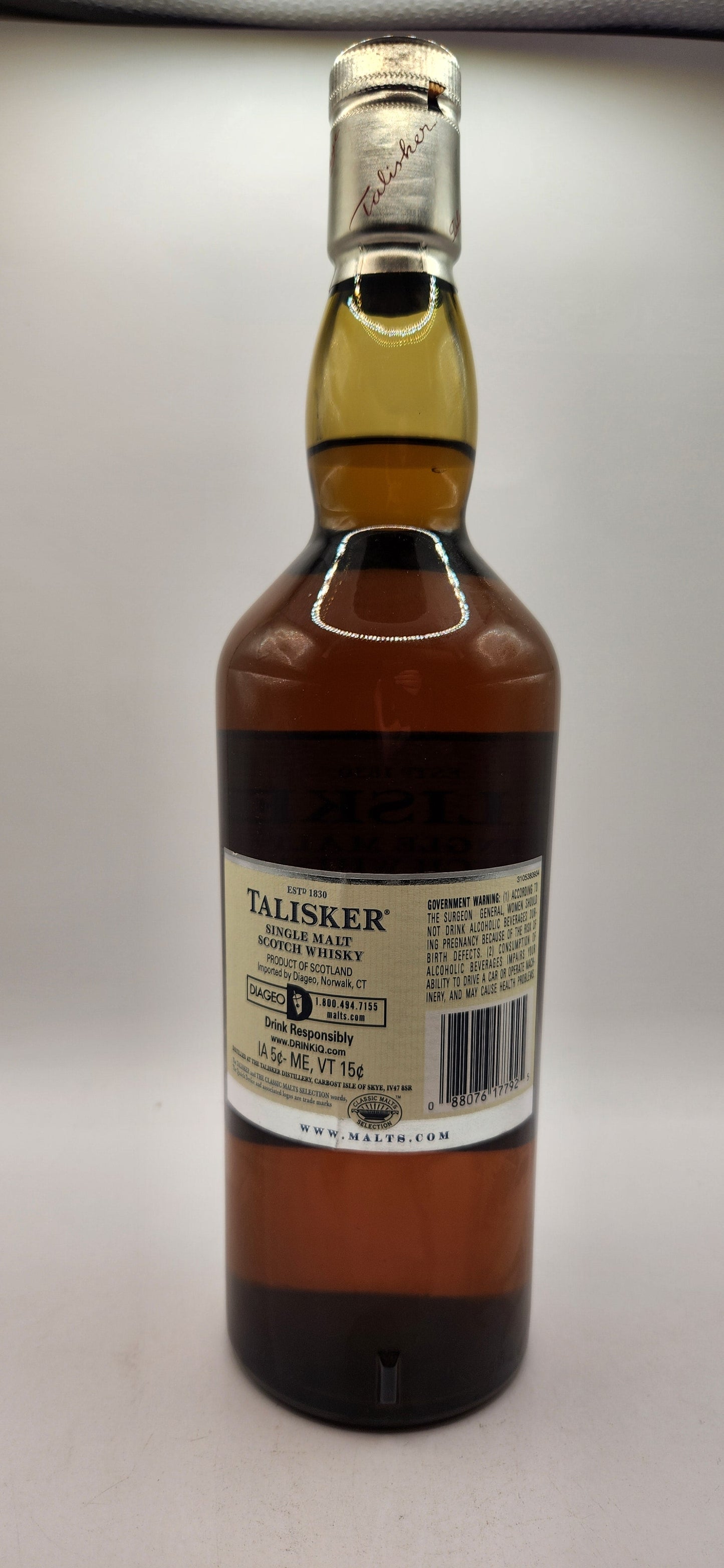 Talisker 25 Year Single Malt Scotch Whisky