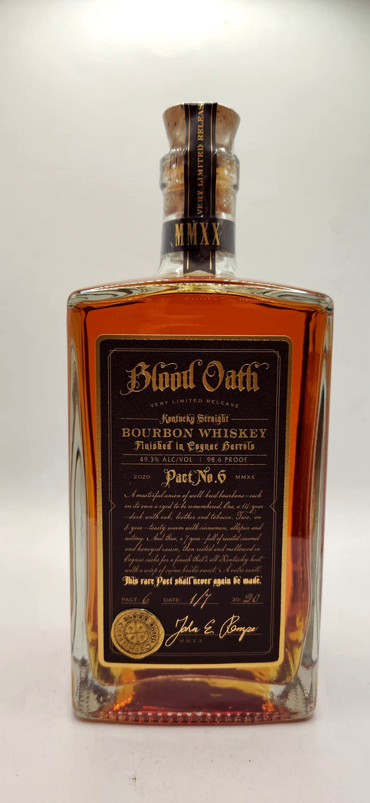 Blood Oath Pact 6 (2020) Kentucky Straight Bourbon Whiskey