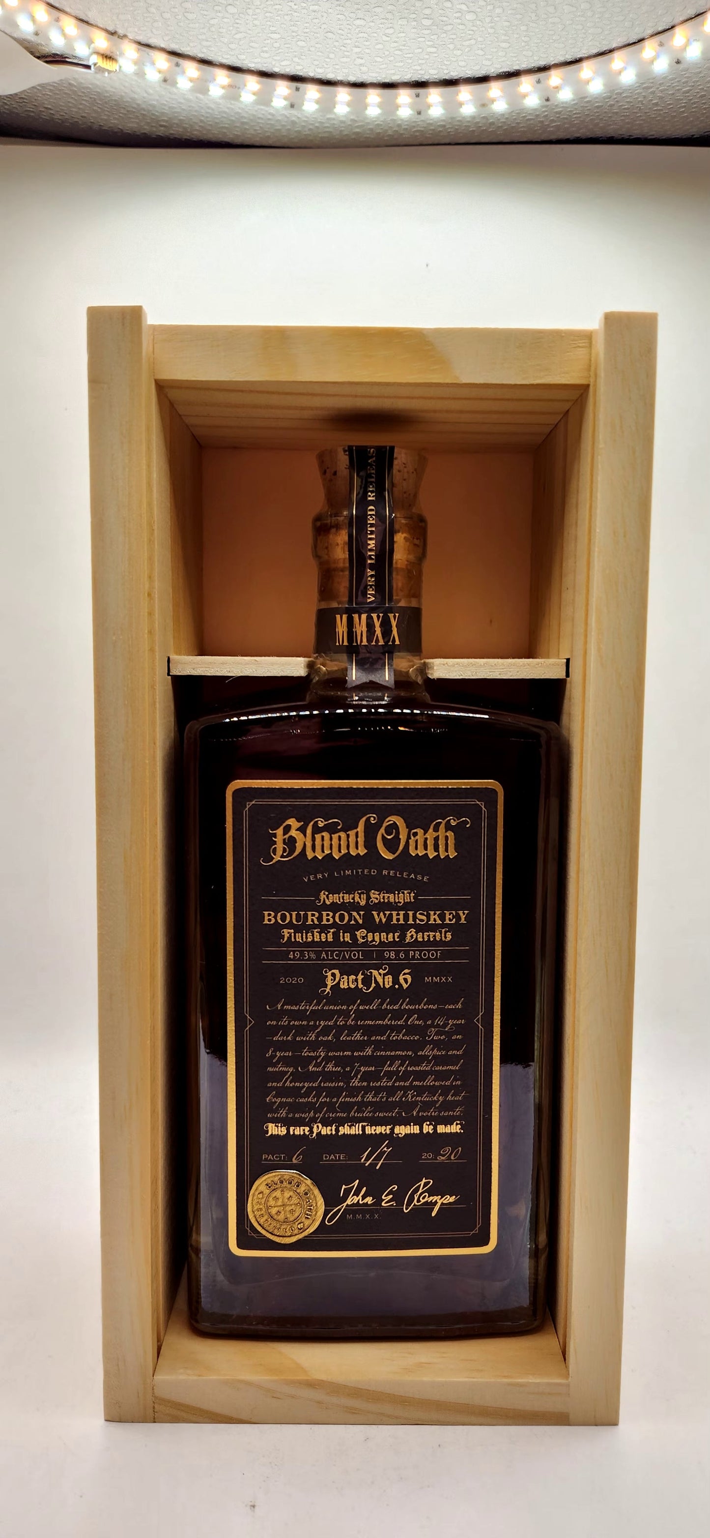 Blood Oath Pact 6 (2020) Kentucky Straight Bourbon Whiskey