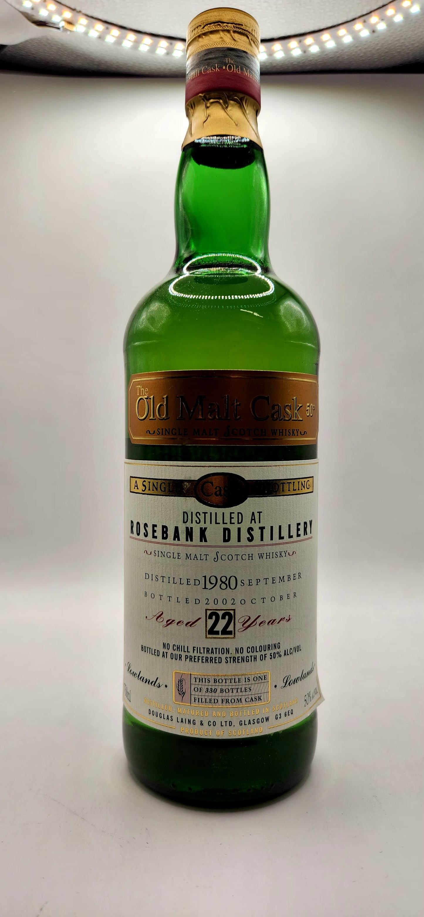 Old Malt Cask (Rosebank) 22 Year (1980) Single Malt Scotch Whisky