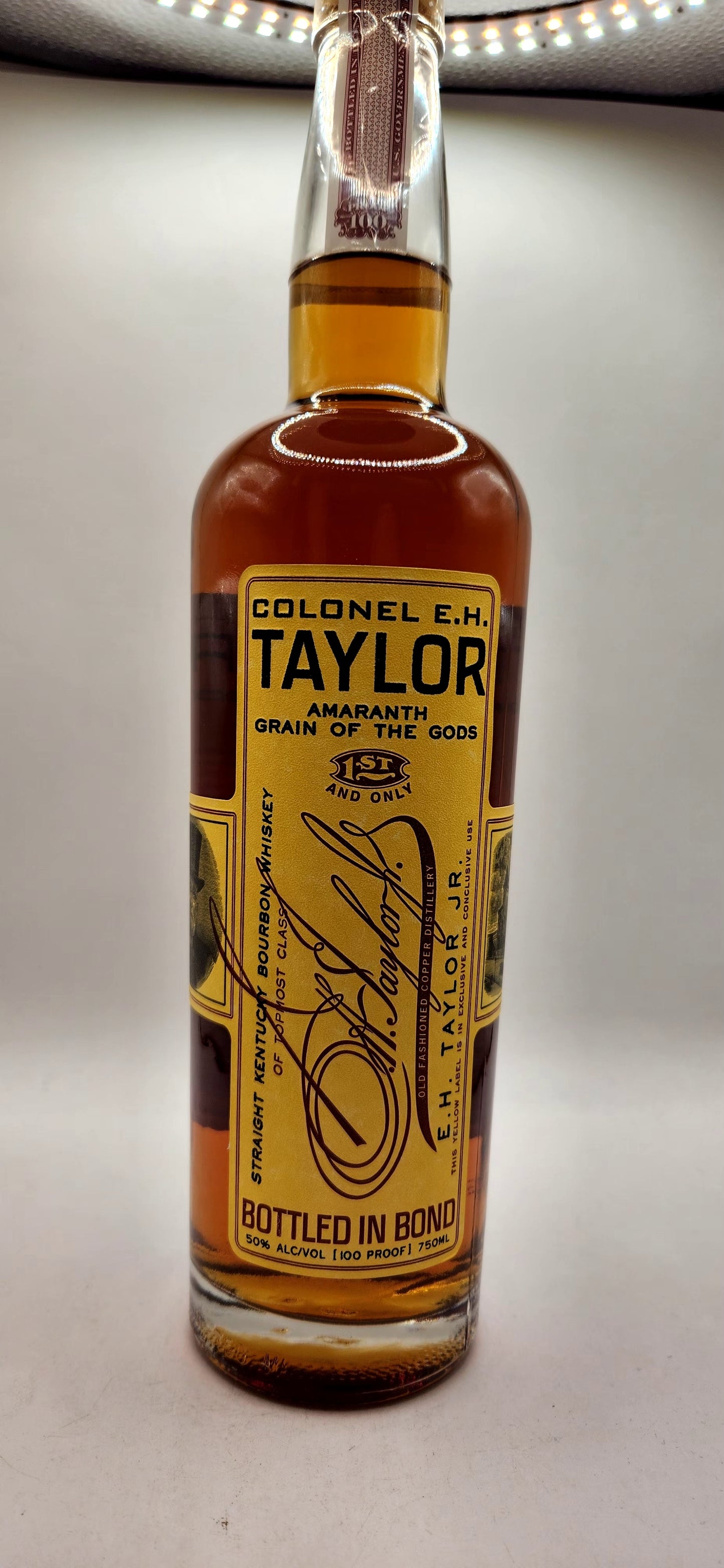Colonel E.H. Taylor Amaranth Grain of Gods 'Bottled In Bond' Kentucky Straight Bourbon Whiskey