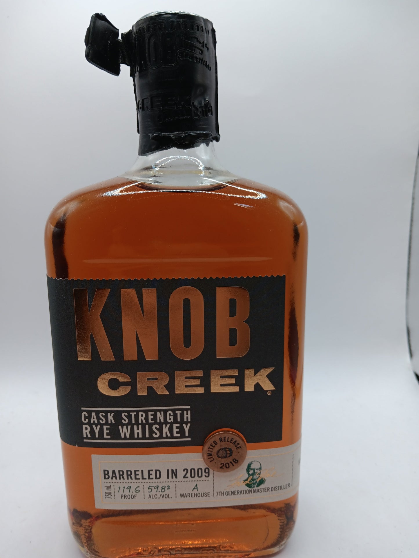 Knob Creek Cask Strength Limited Release 2018 Rye Whiskey