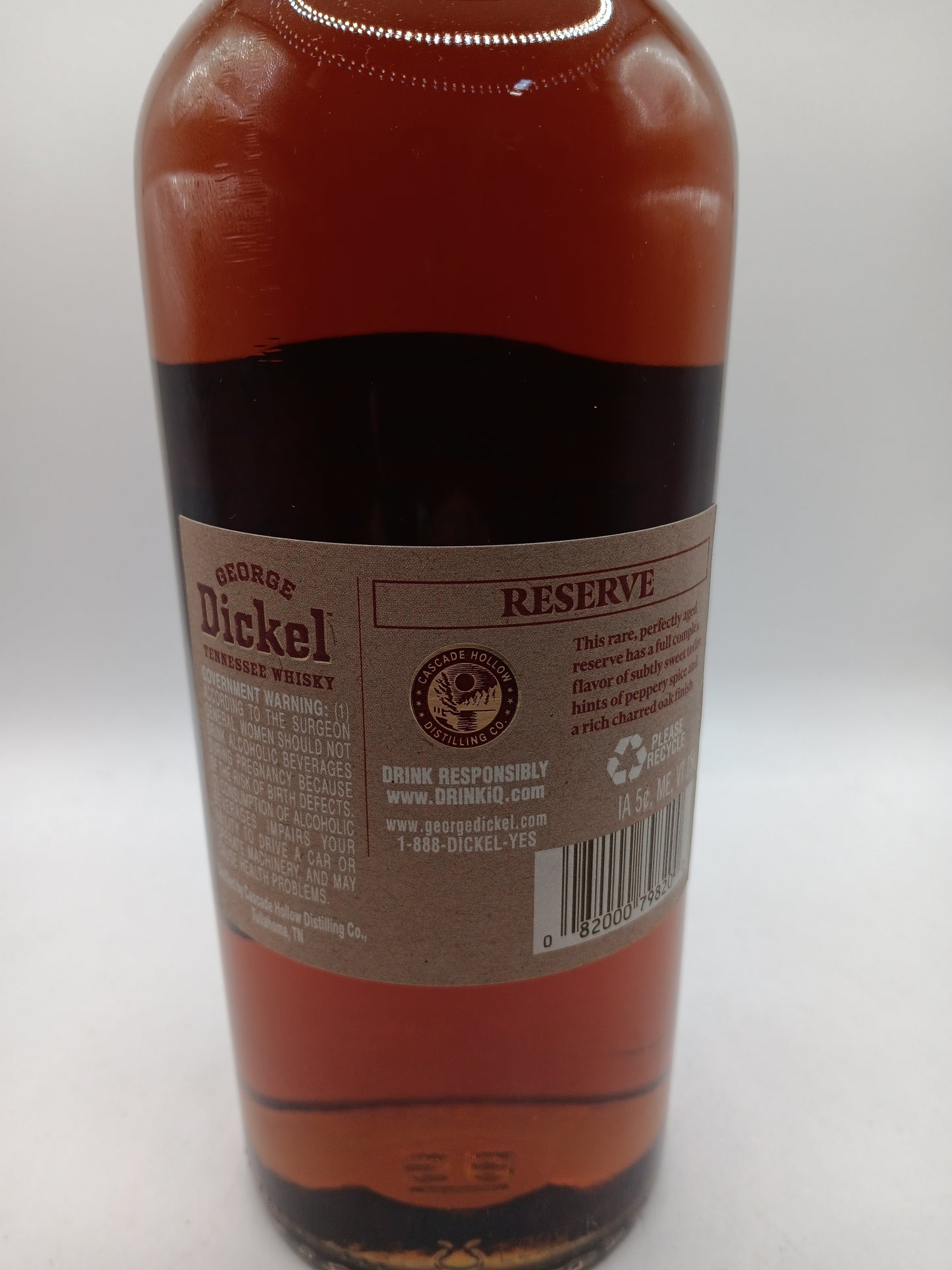 George Dickel 17 Year Cask Strength Reserve Tennessee Whisky
