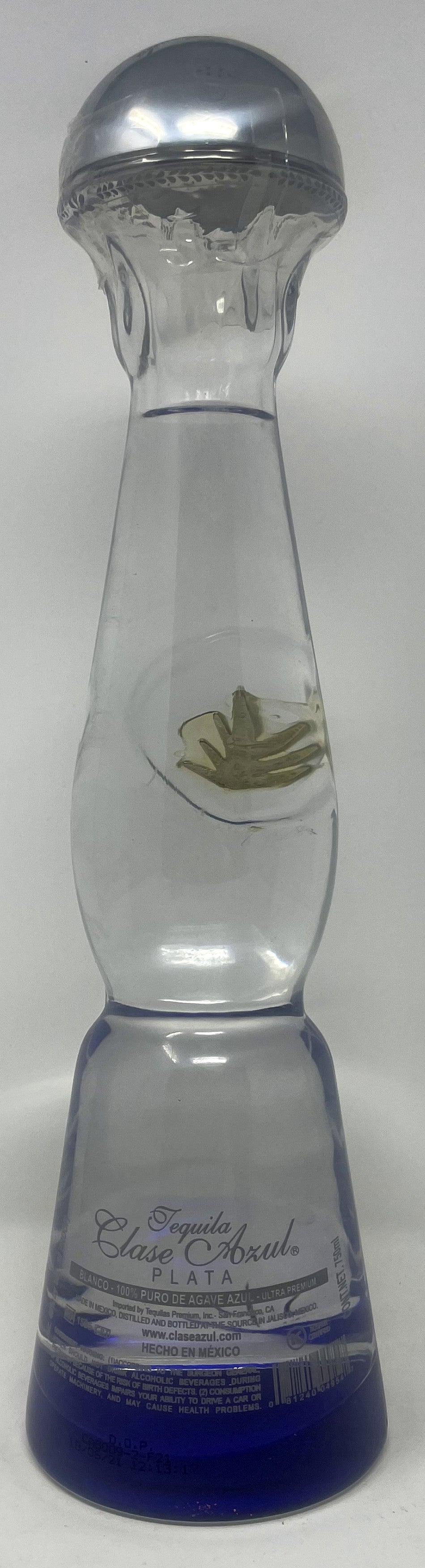 Claze Azul Plata Clear Bottle Tequila (750ml)