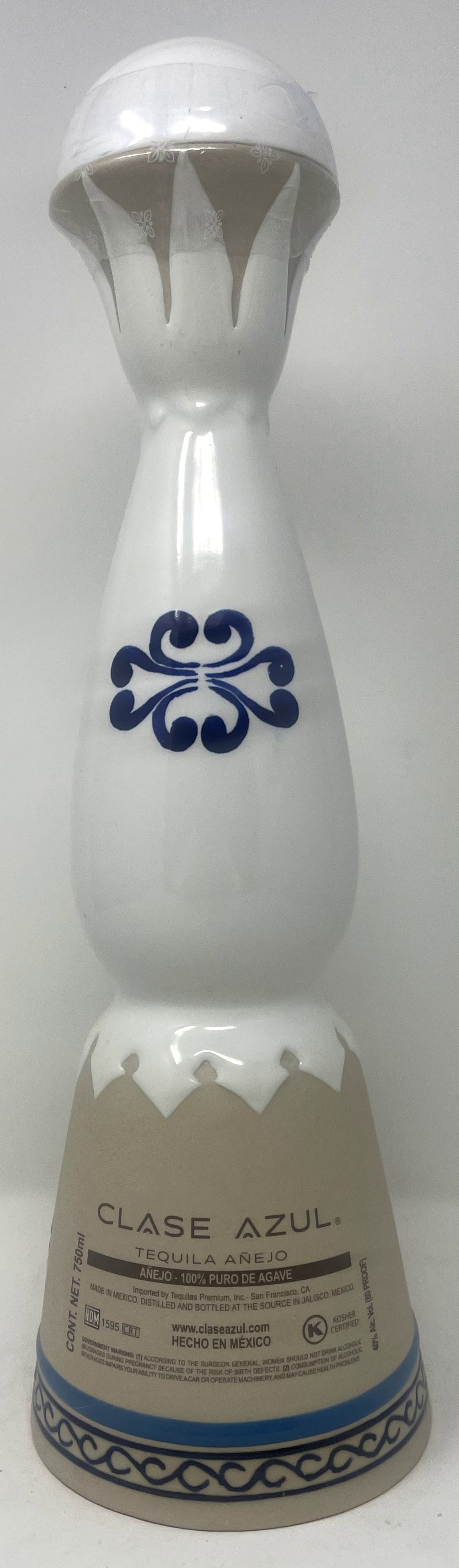 Clase Azul Anejo White Bottle Tequila (750ml)