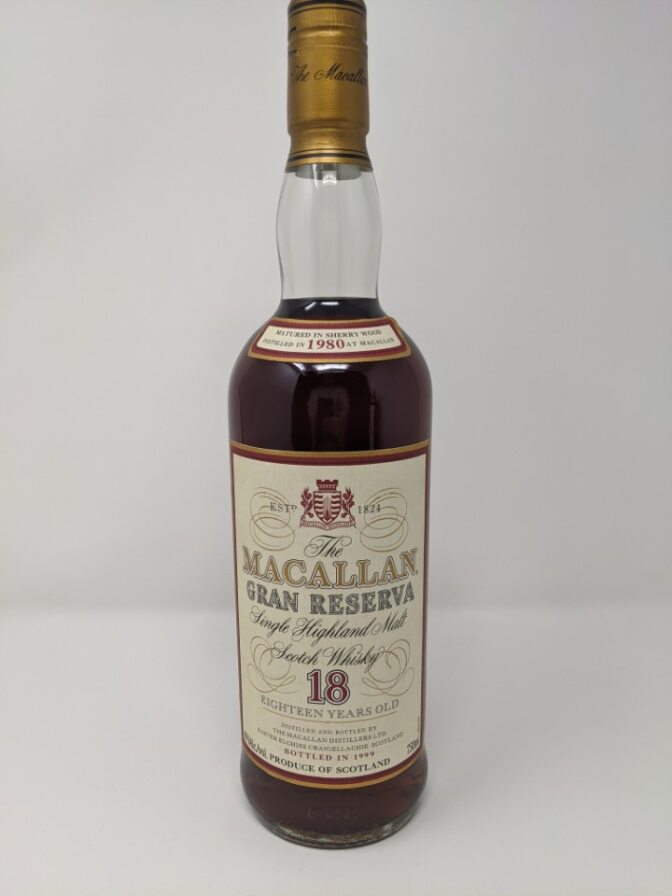 The Macallan 18 Year Gran Reserva 1980 Highland Single Malt Scotch Whisky