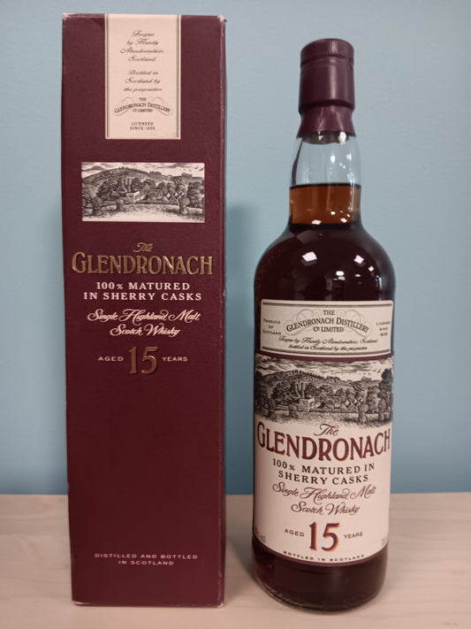 Glendronach 15 Year Sherry Casks Single Malt Scotch Whisky (700ml)