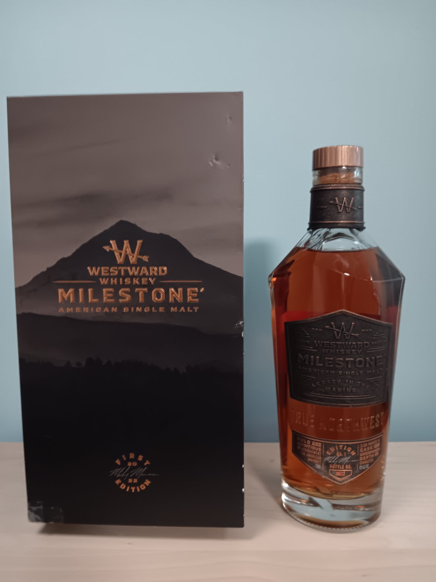 Westward Whiskey Milestone (Edition No. 1) American Single Malt Whiskey (750ml)