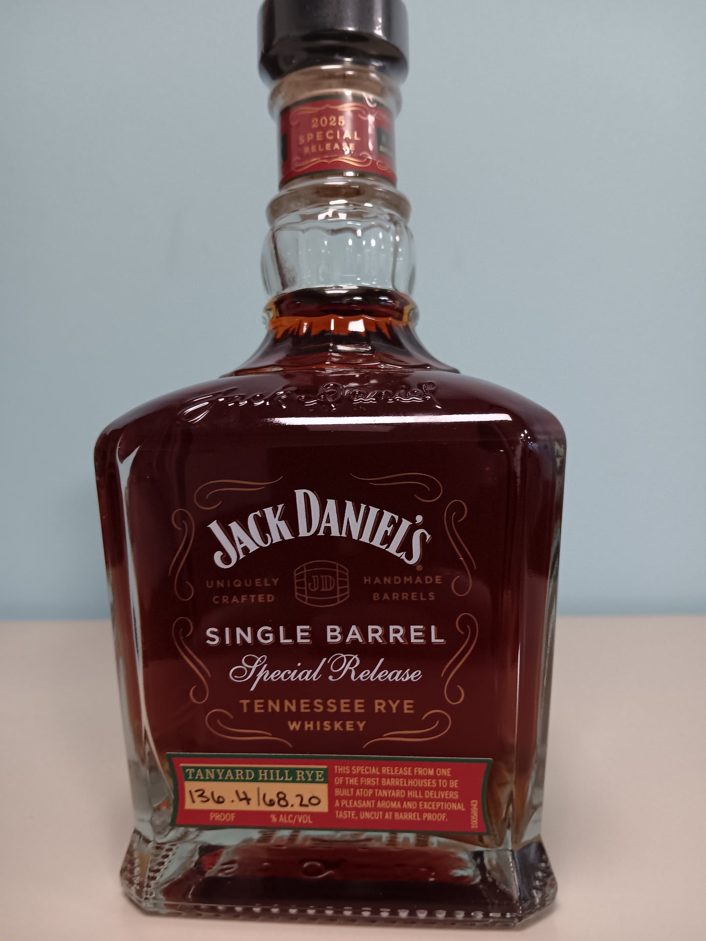 Jack Daniel's Single Barrel 2025 Special Release Tennessee Rye Whiskey (750ml)