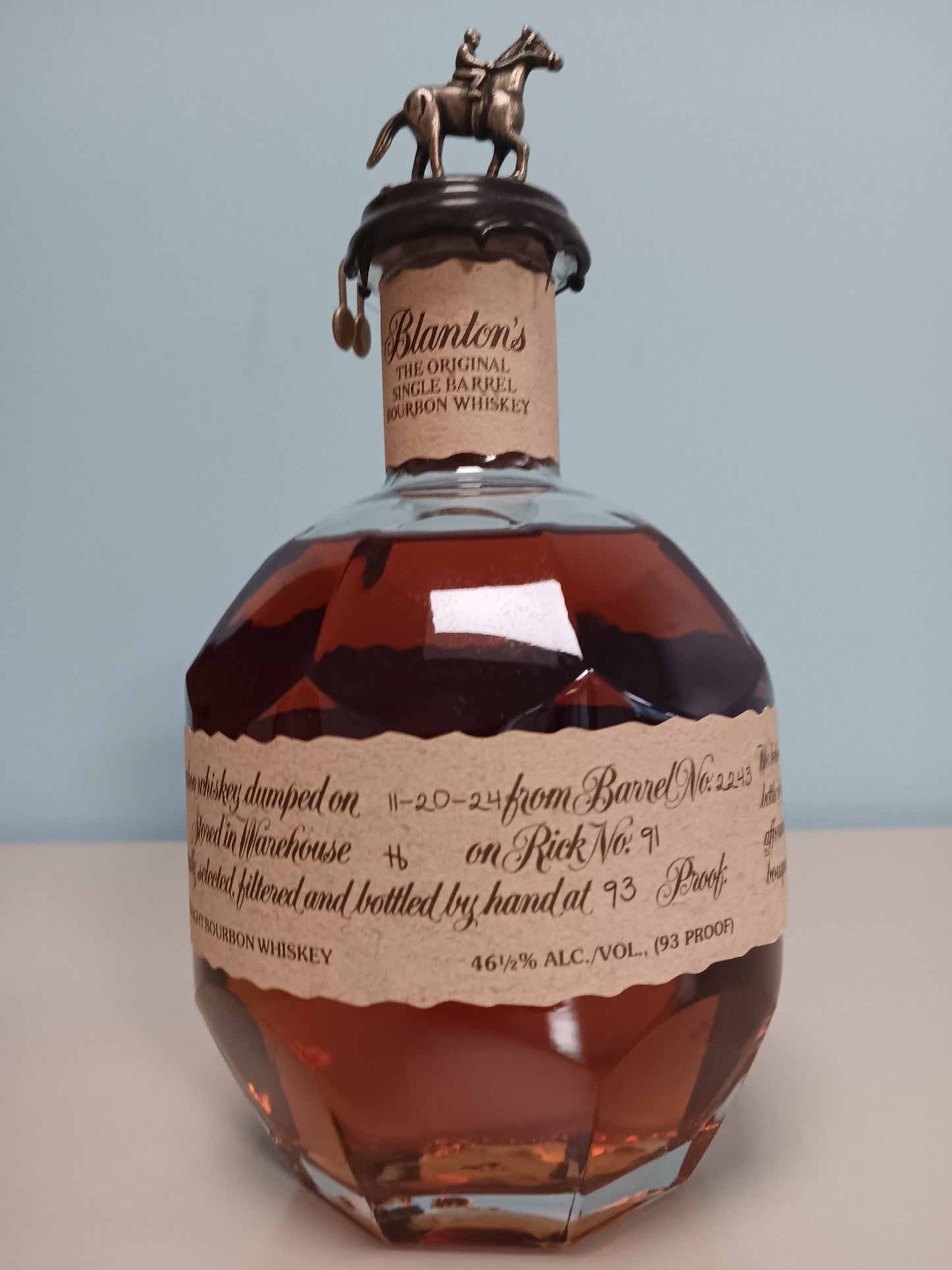 Blanton's Single Barrel (Letter B) Kentucky Straight Bourbon Whiskey (750ml)