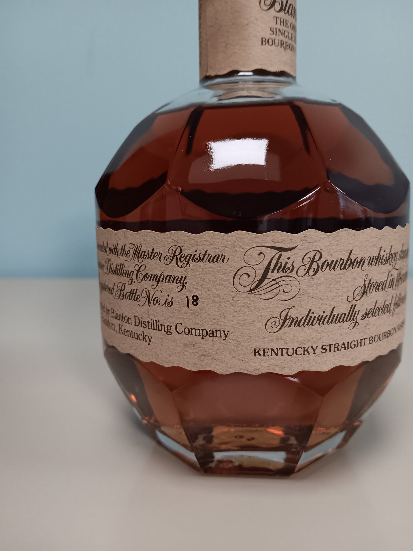 Blanton's Single Barrel (Letter A) Kentucky Straight Bourbon Whiskey (750ml)