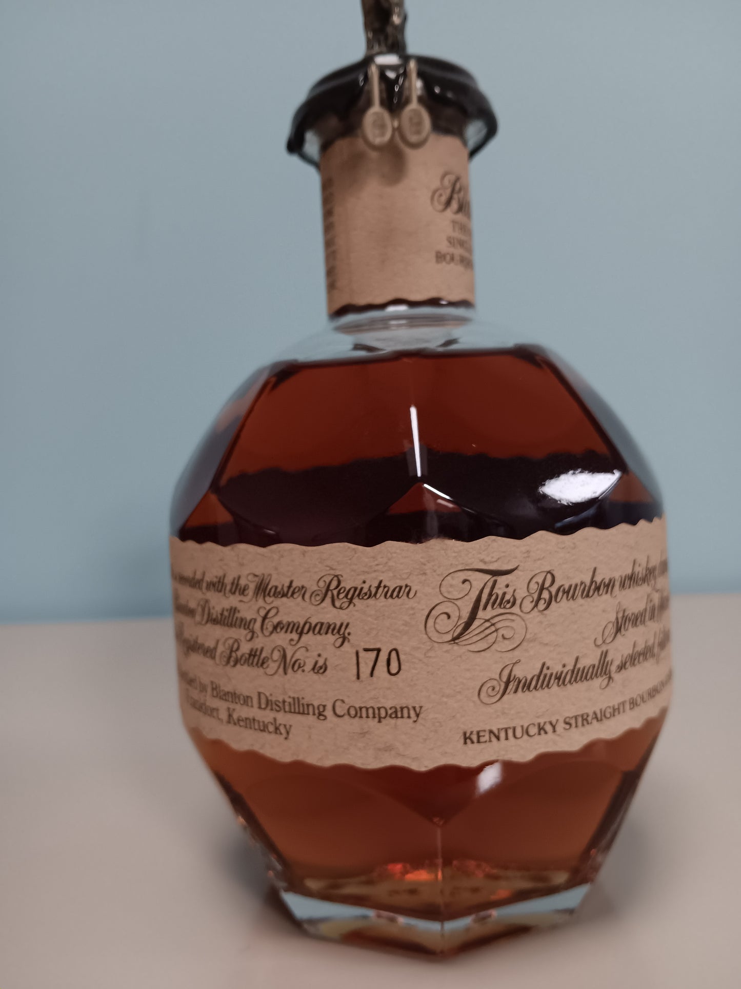 Blanton's Single Barrel (Letter T) Kentucky Straight Bourbon Whiskey (750ml)