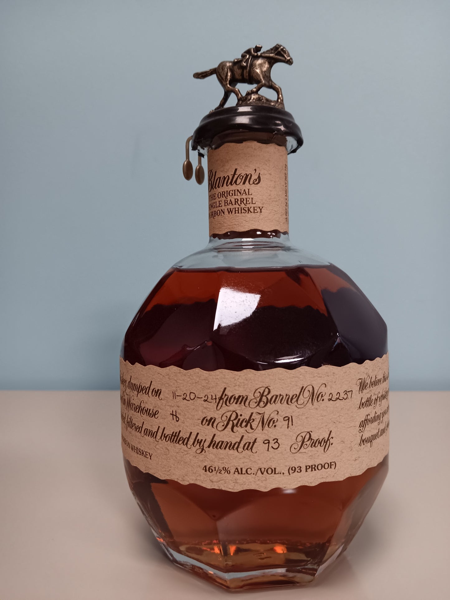 Blanton's Single Barrel (Letter N) Kentucky Straight Bourbon Whiskey (750ml)