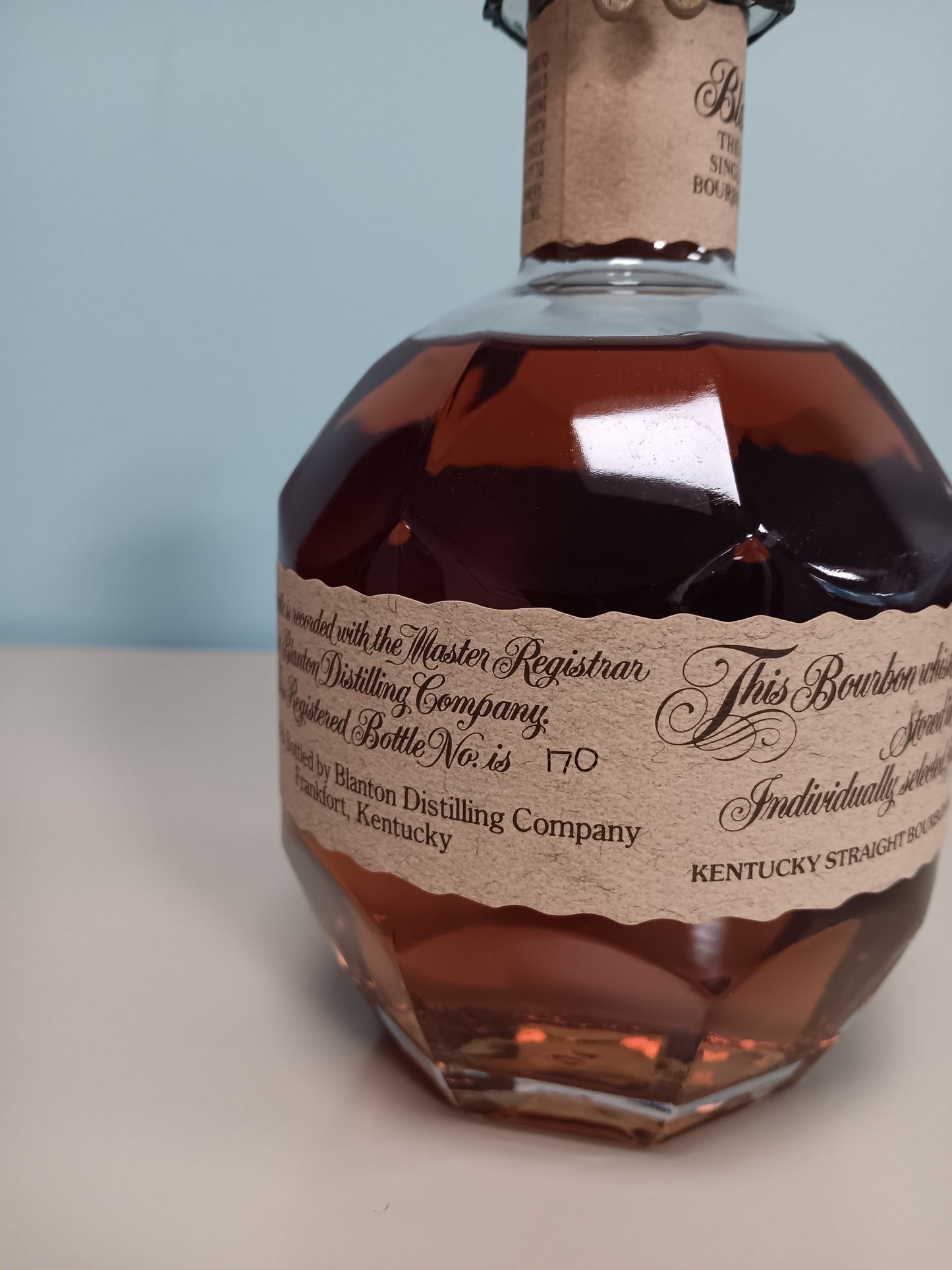 Blanton's Single Barrel (Letter N) Kentucky Straight Bourbon Whiskey (750ml)