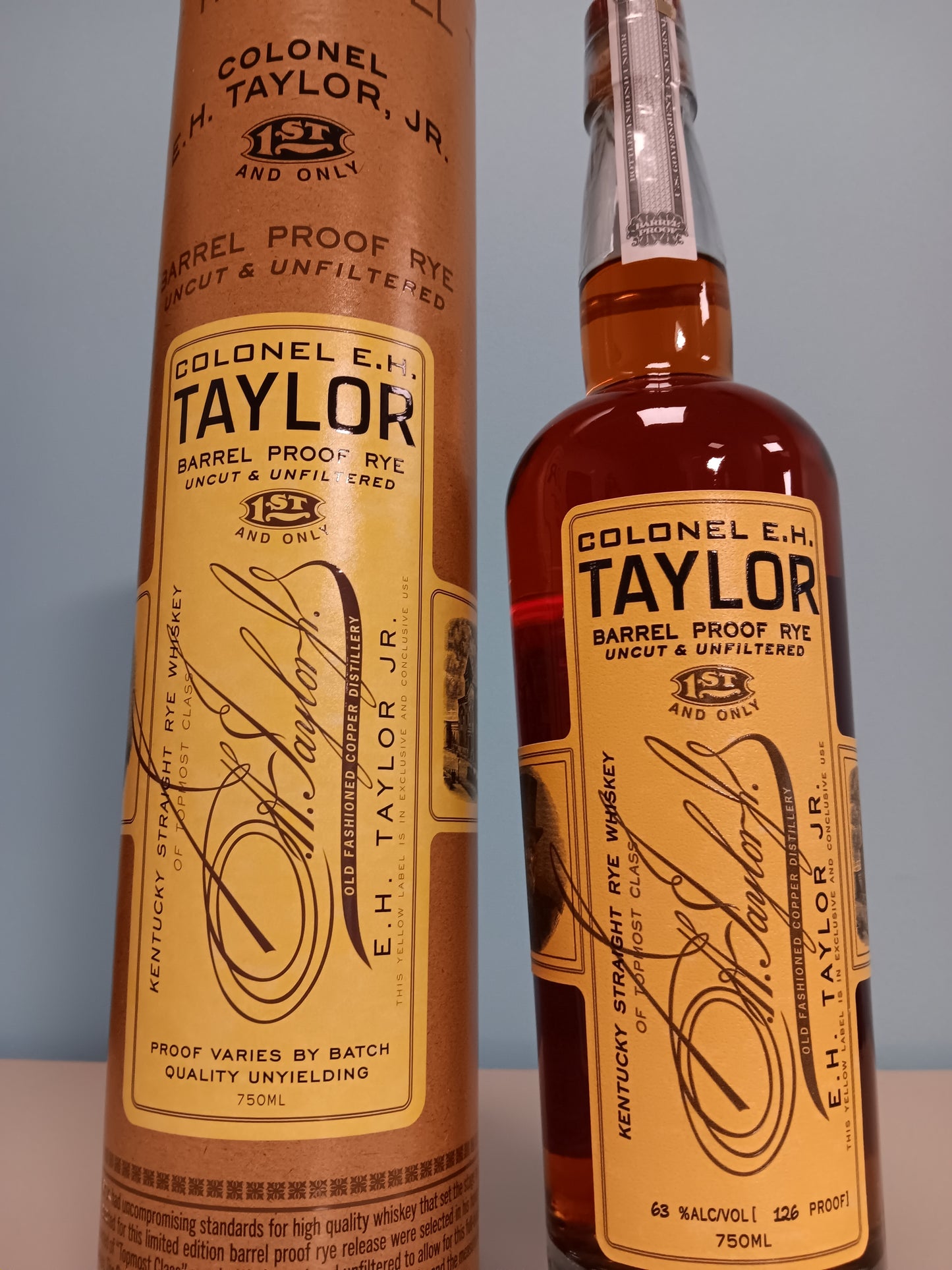 Colonel E.H. Taylor Barrel Proof Rye (2022) Kentucky Straight Rye Whiskey (750ml)