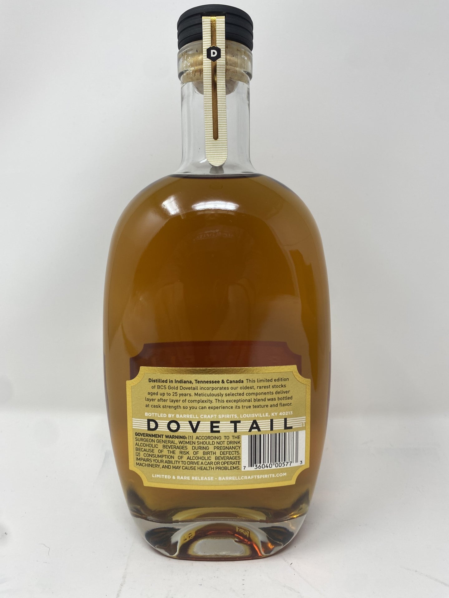 Barrell Craft Spirits Dovetail (Gold Label) Whiskey