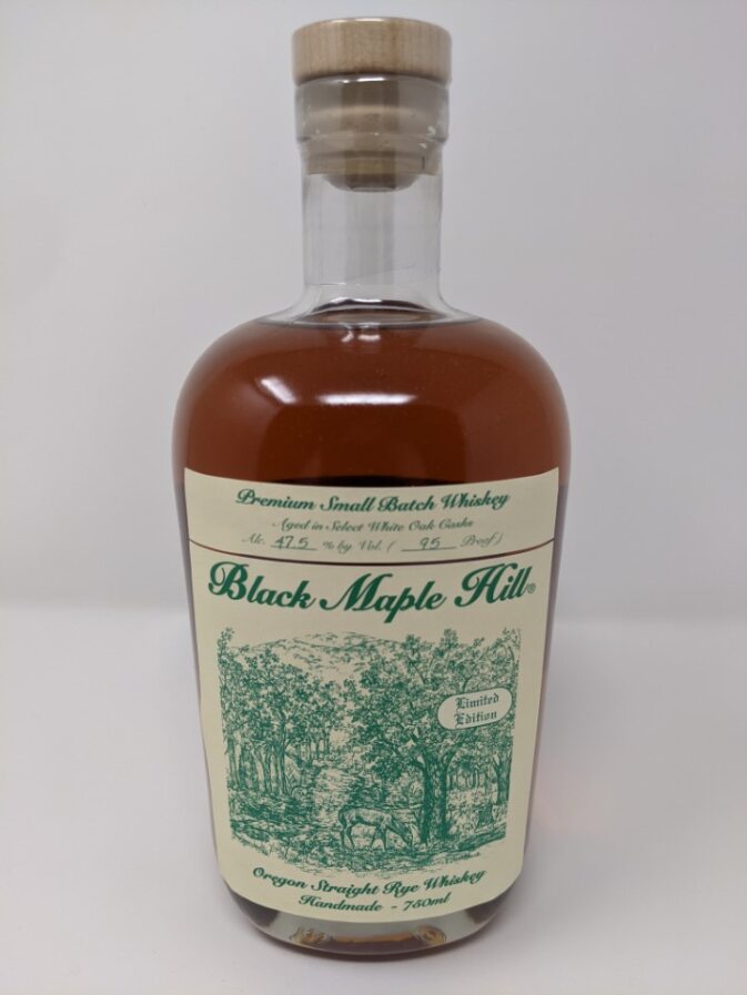 Black Maple Hill Limited Edition Premium Small Batch Whiskey (Green Label) Oregon Straight Rye Whiskey
