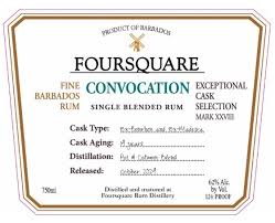 Foursquare Exceptional Cask Series Convocation Rum (720ml)