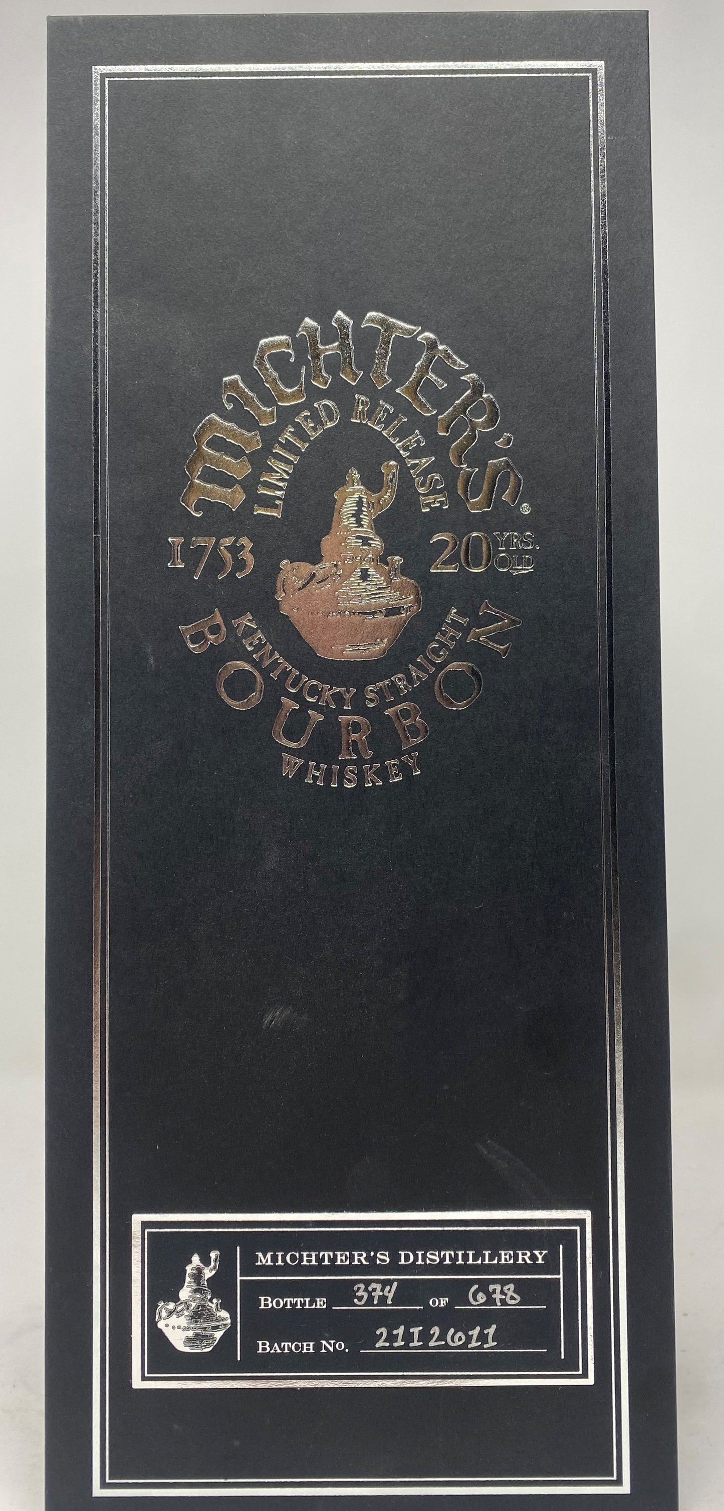 Michter's 20 Year (2021) Kentucky Straight Bourbon Whiskey (750ml)