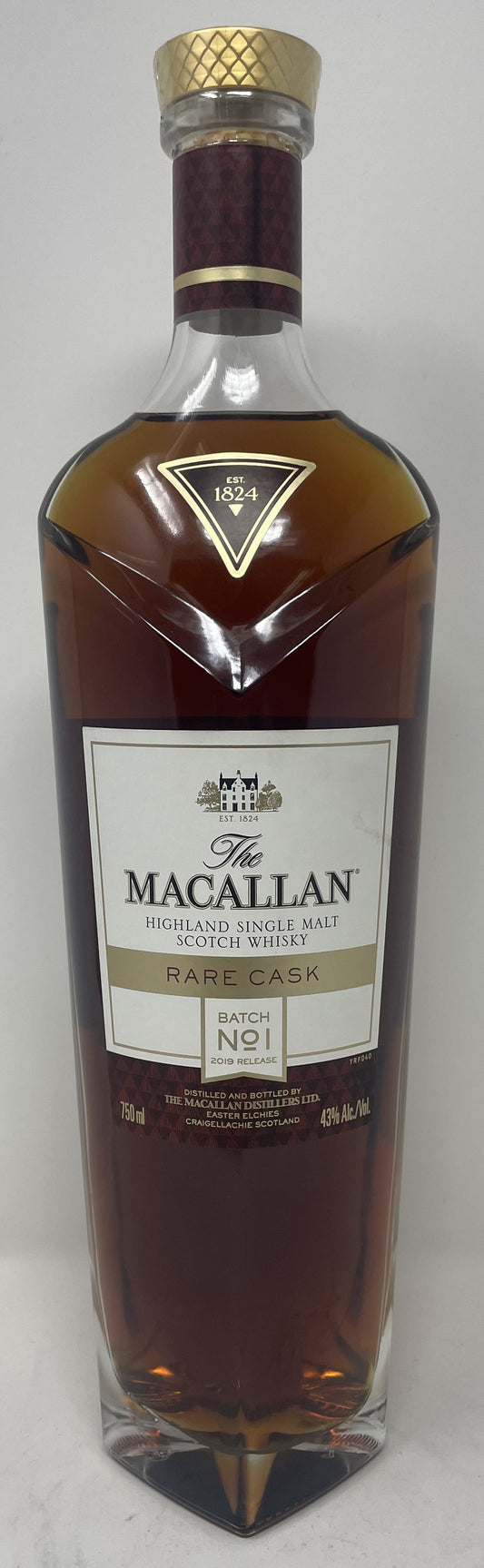 The Macallan Rare Cask Batch No. 1 (2019 Release) Single Malt Scotch Whisky (750ml)