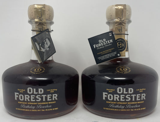 Old Forester 10 Year Birthday Bourbon (2020) Kentucky Straight Bourbon Whiskey (750ml)