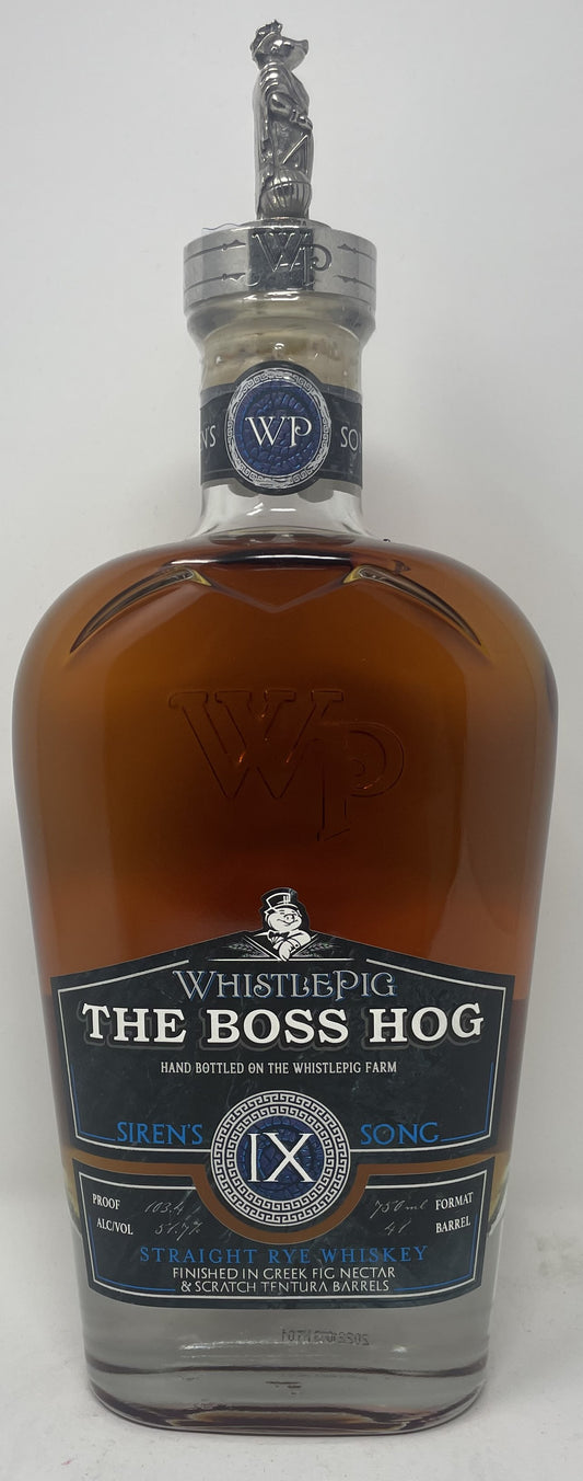 WhistlePig The Boss Hog IX Siren`s Song Straight Rye Whiskey (750ml)