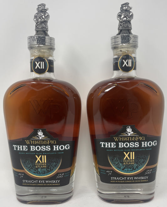 Whistlepig The Boss Hog XII Feather & Flame Straight Rye Whiskey (750ml)