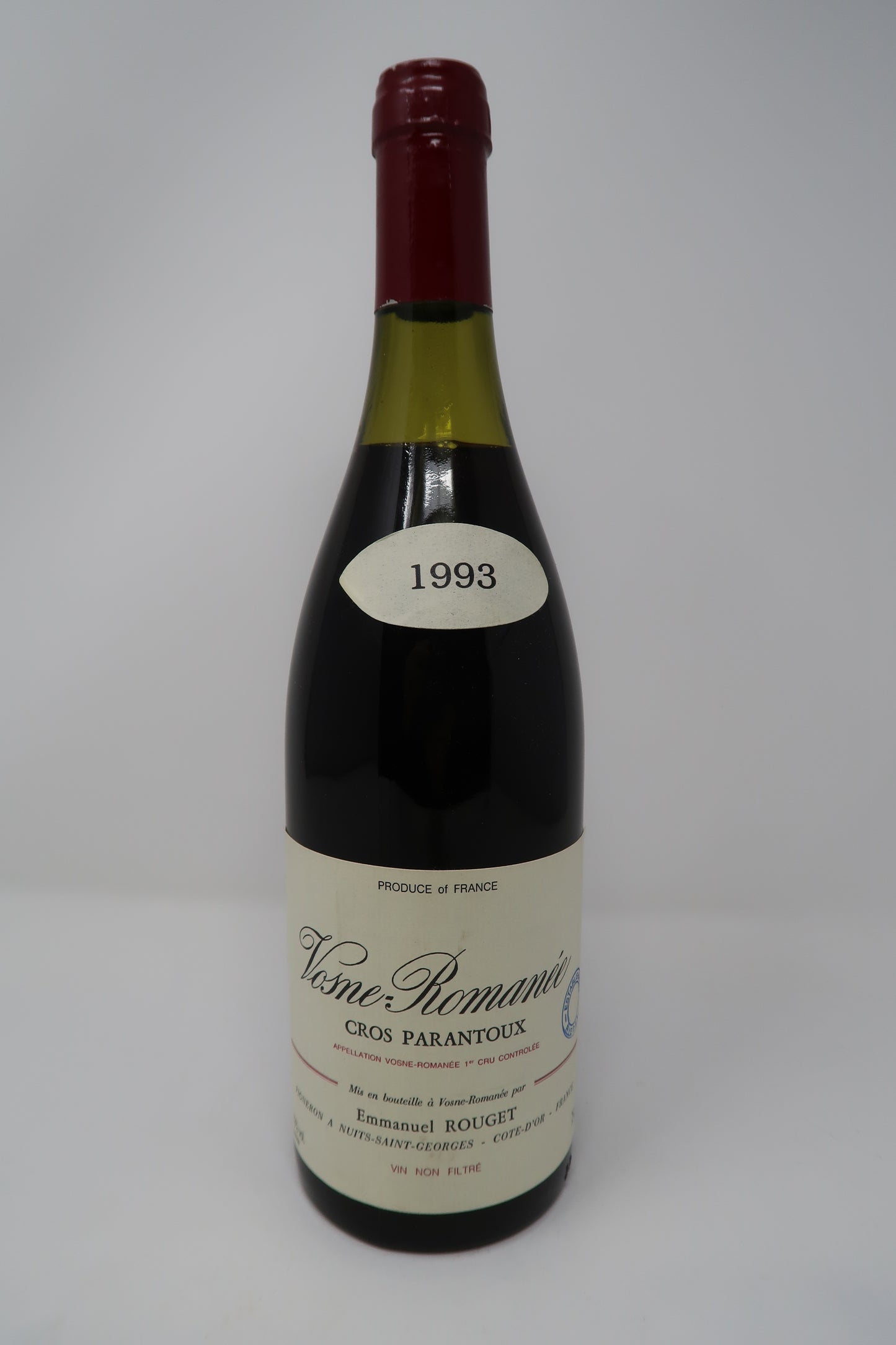 Emmanuel Rouget Vosne Romanee Cros Parantoux 1993
