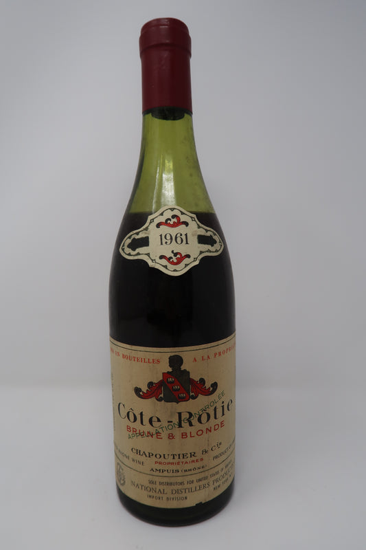 M. Chapoutier Cote Rotie (Brune et Blonde) 1961
