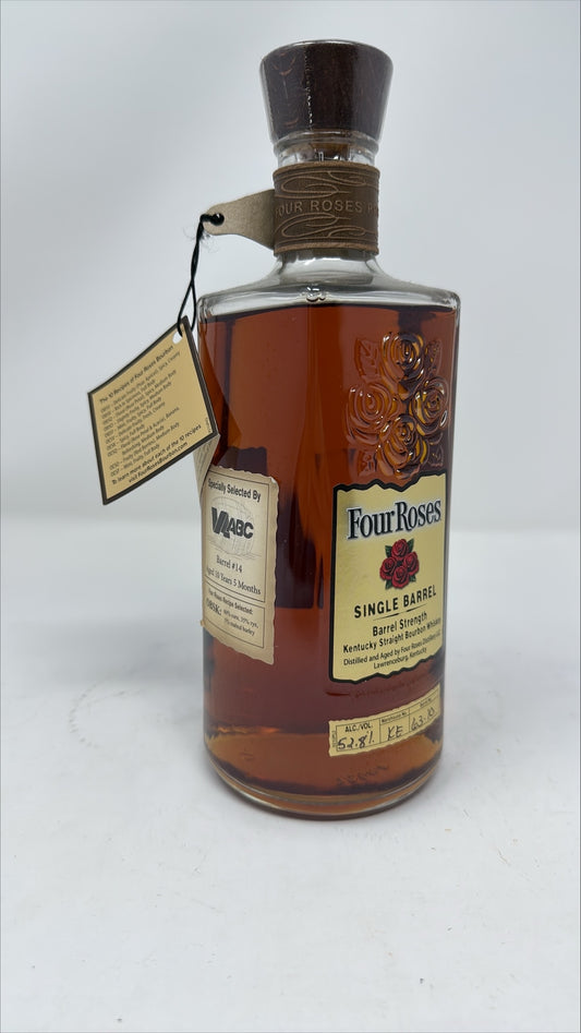 Four Roses Single Barrel Virginia ABC Selection Barrel #14  Kentucky Straight Bourbon Whiskey (750ml)