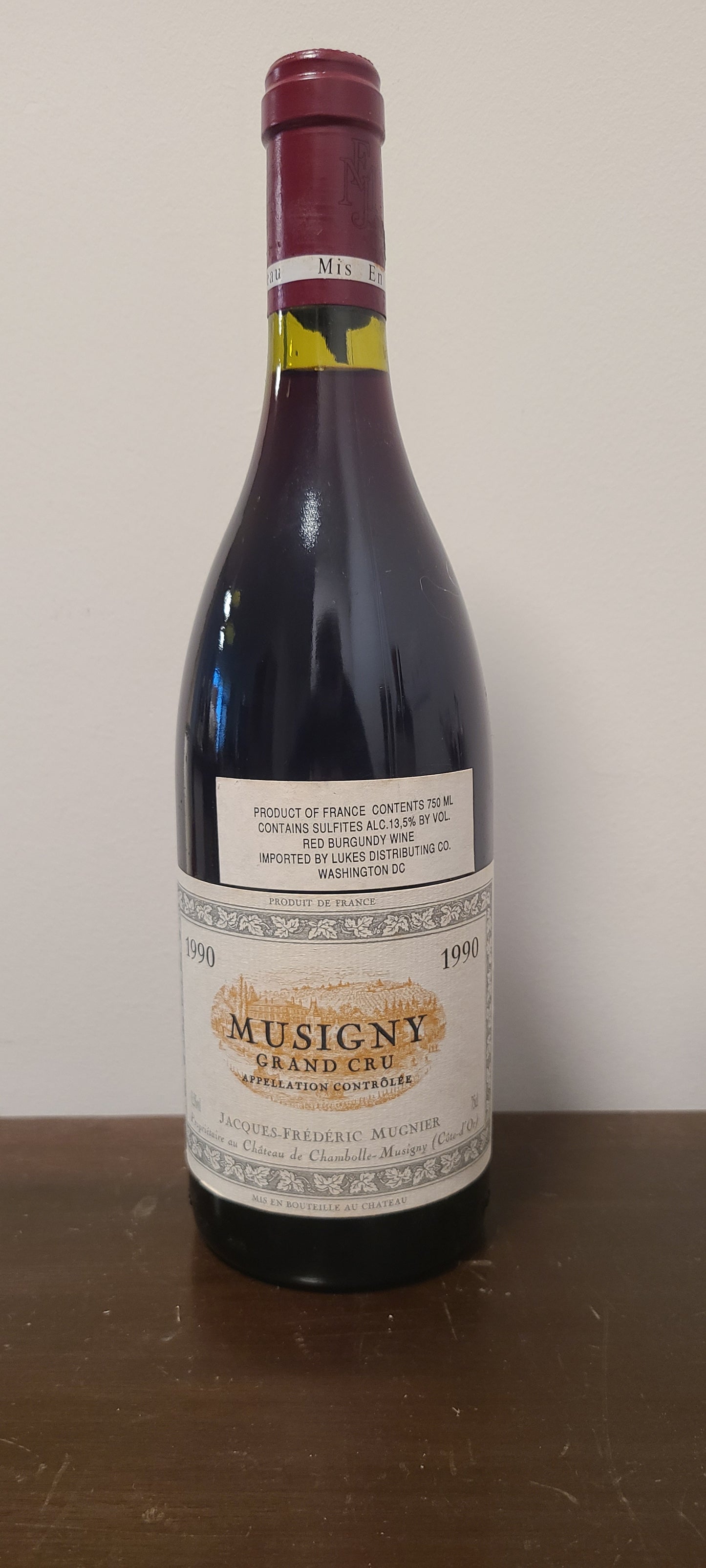 J.F. Mugnier Musigny 1990