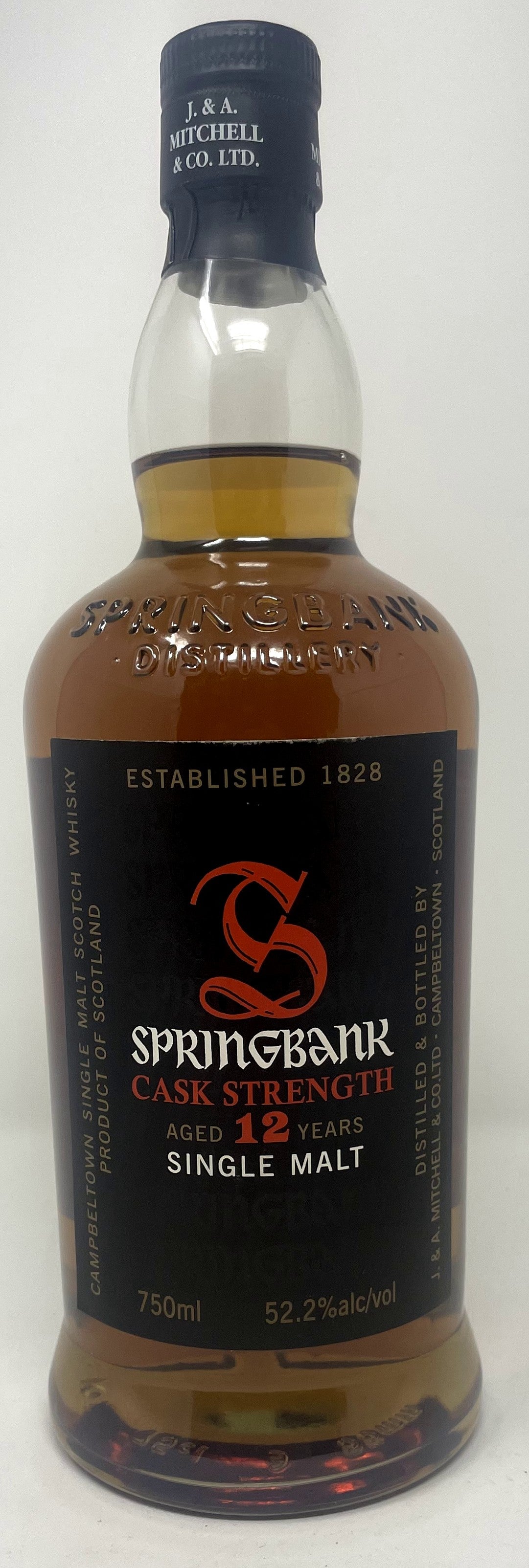Springbank 12 Year Cask Strength Single Malt Scotch Whisky (750ml)